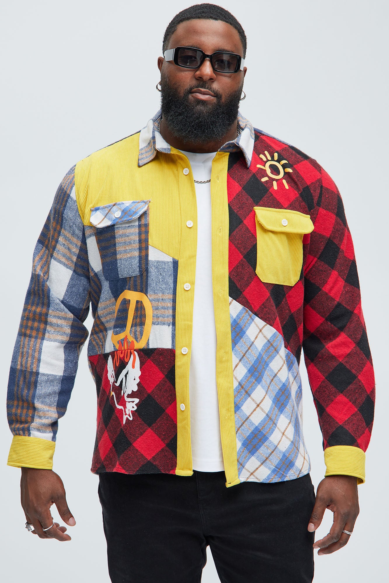 All We Trust Flannel - Multi Color - Image 6