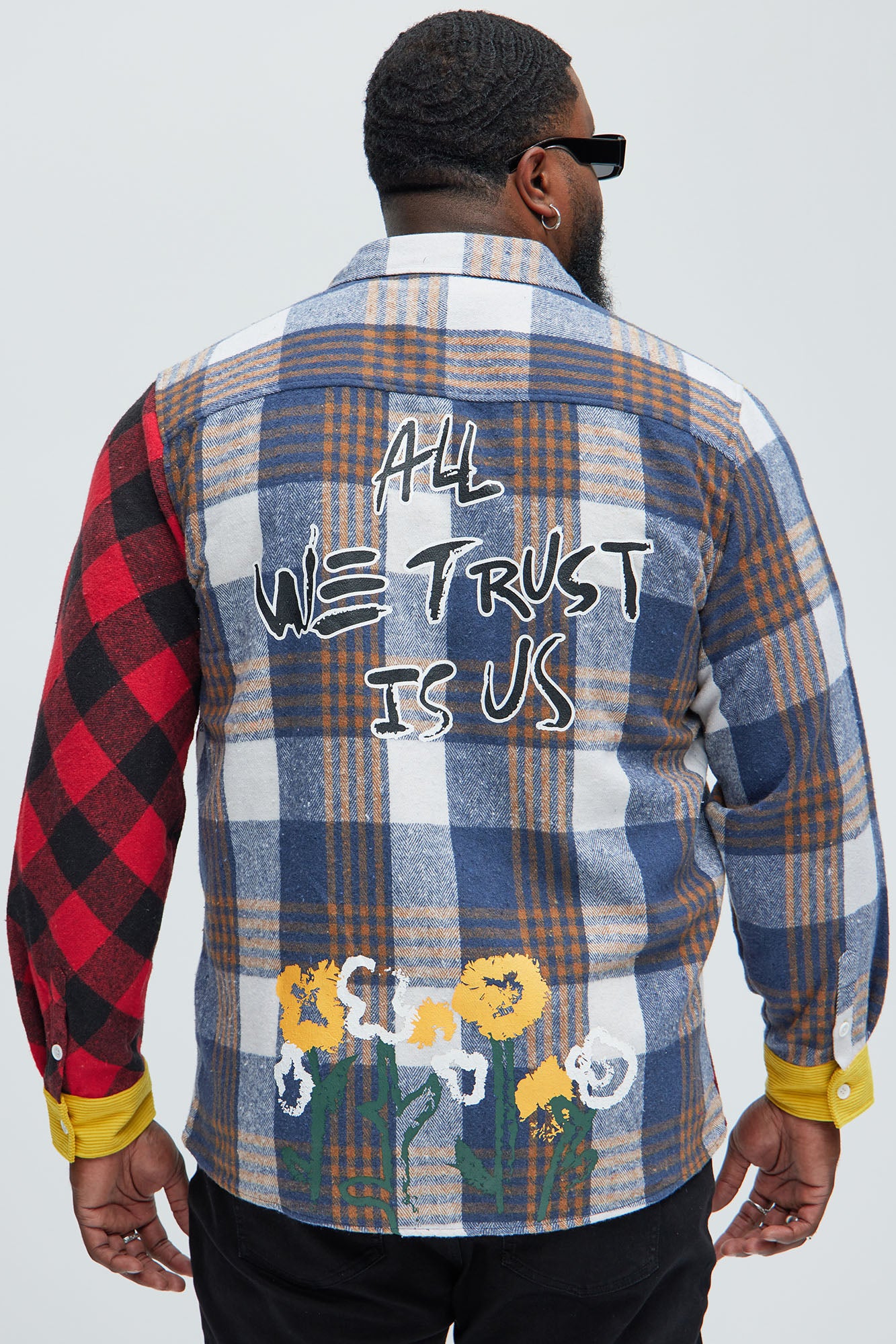 All We Trust Flannel - Multi Color - Image 8