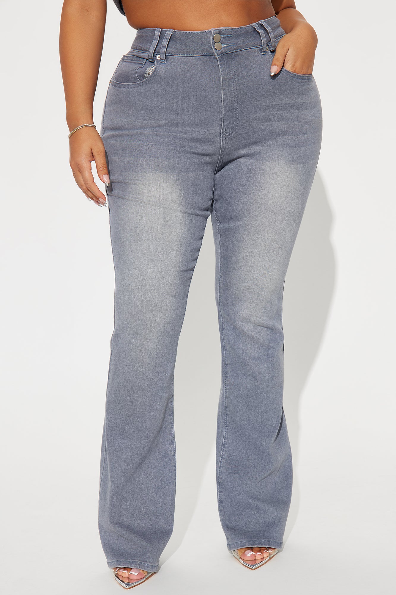 Fatal Attraction Stretch Bootcut Jeans - Blue - Image 5