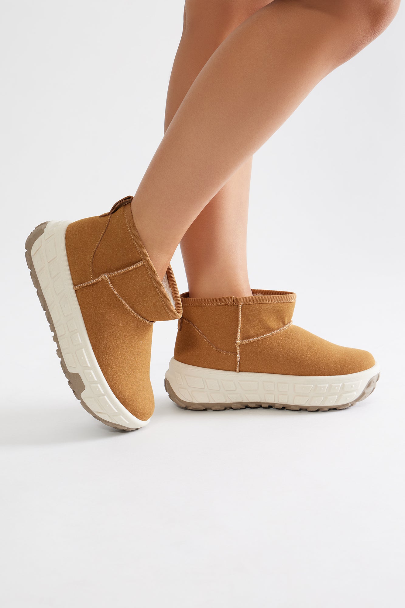 Idaho Platform Booties - Chestnut - Image 4