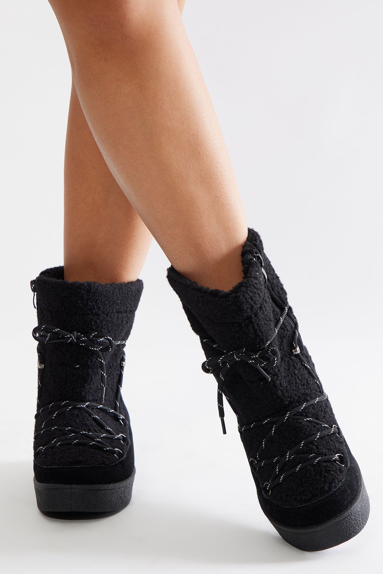 Alaska Platform Snow Booties - Black - Image 4