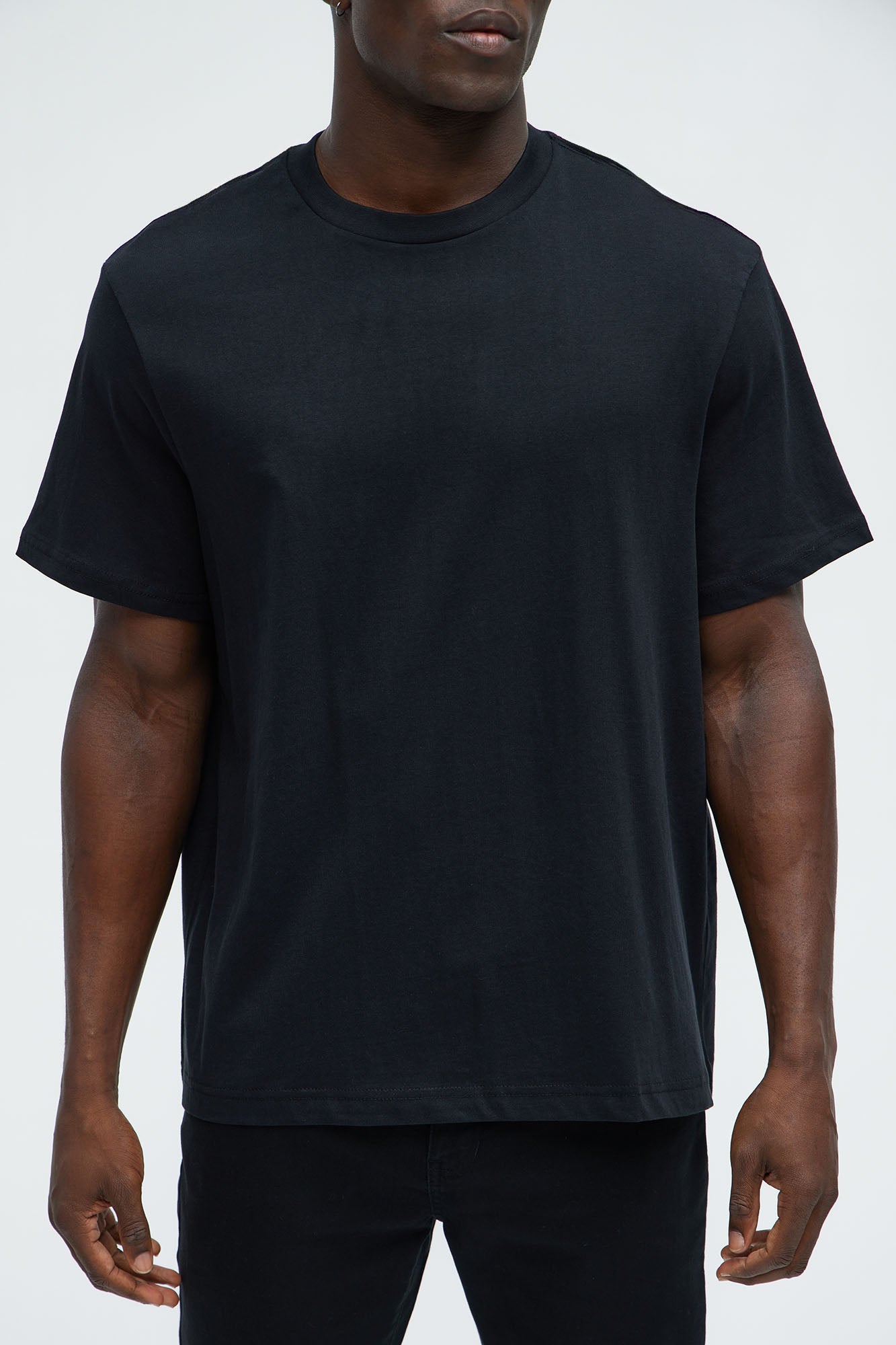 FN Essential Crew Tees 3 Pack - Black - Image 6