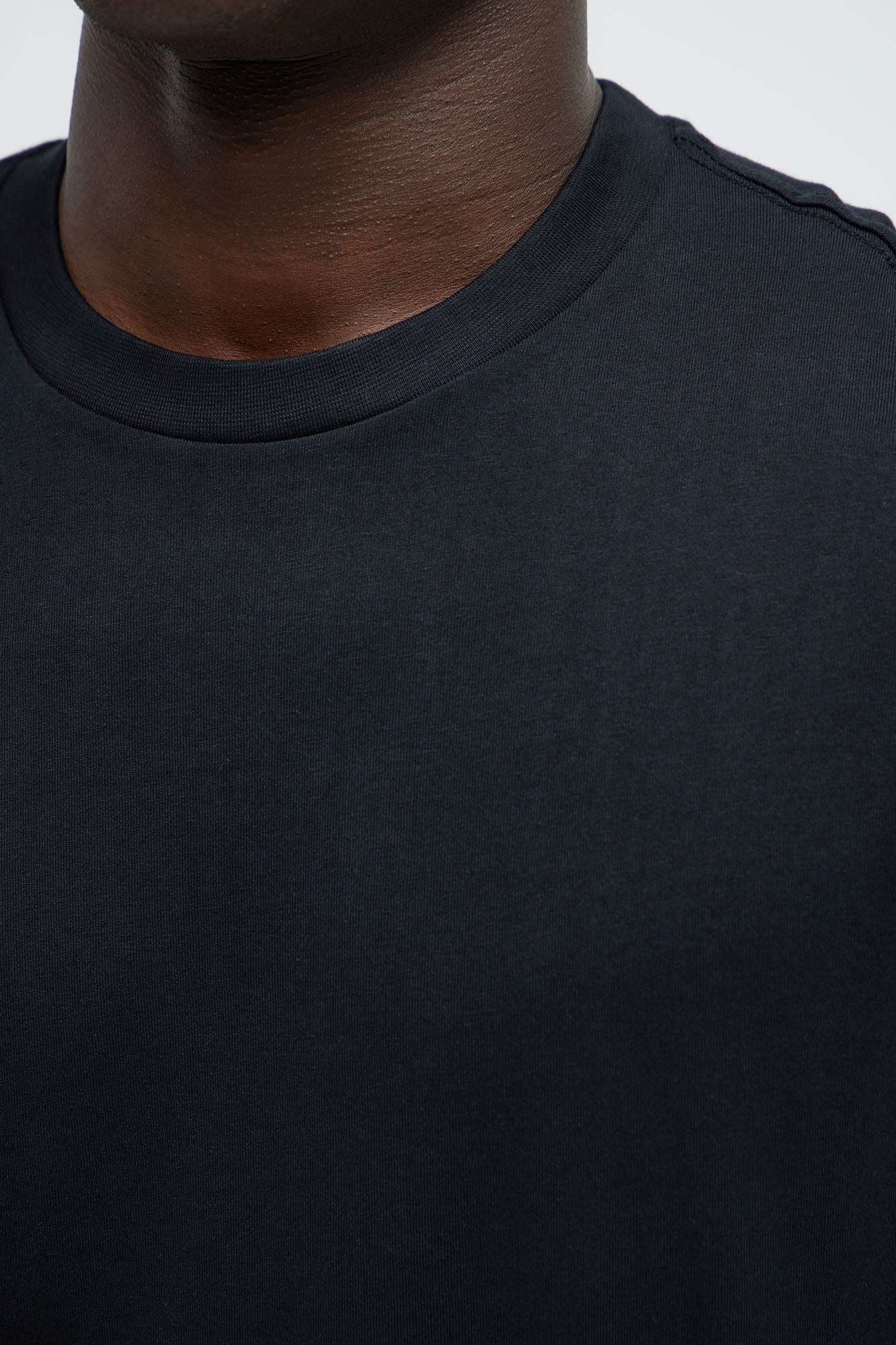 FN Essential Crew Tees 3 Pack - Black - Image 7