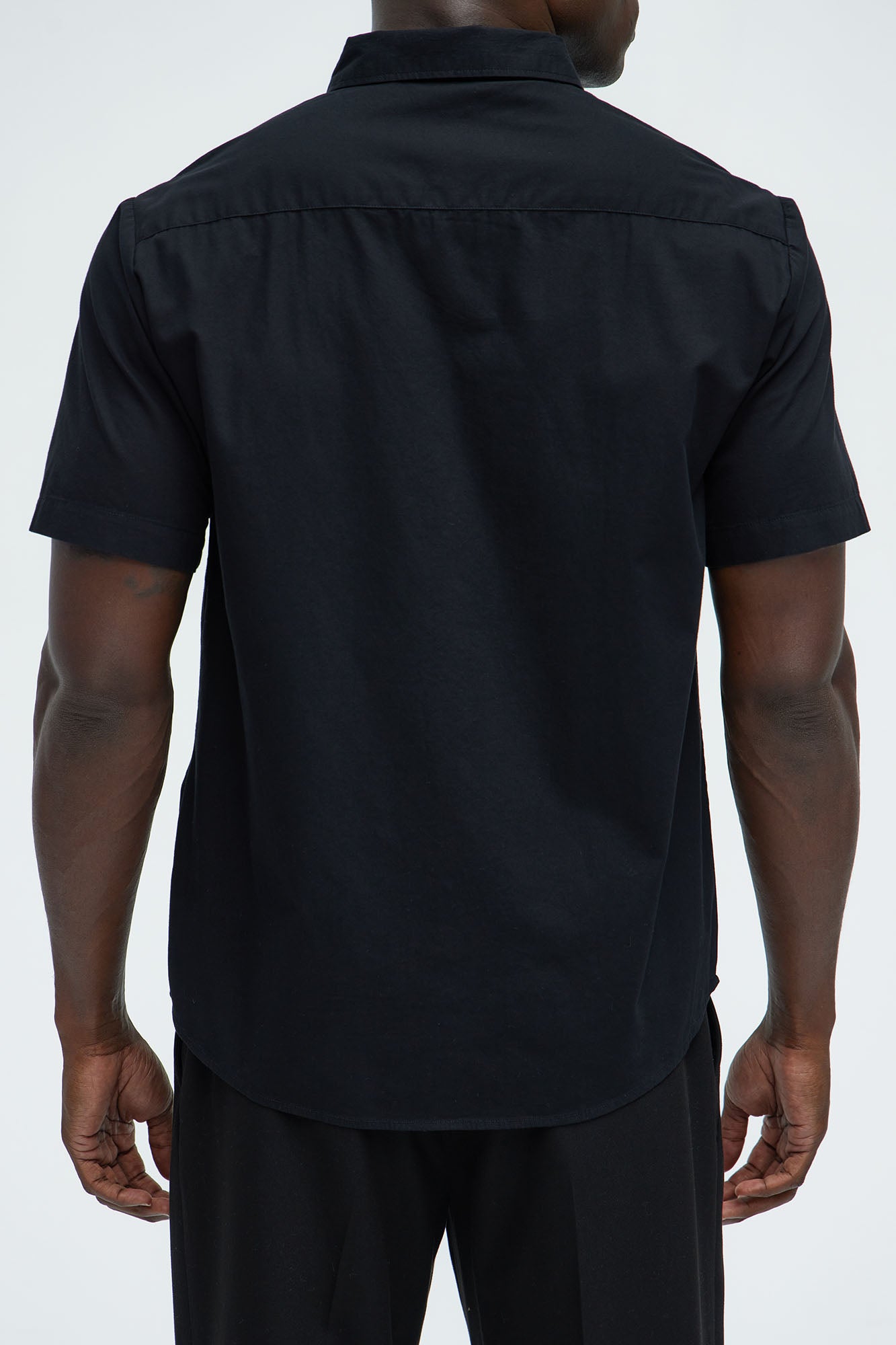 Ryland Short Sleeve Button Up Shirt - Black - Image 8