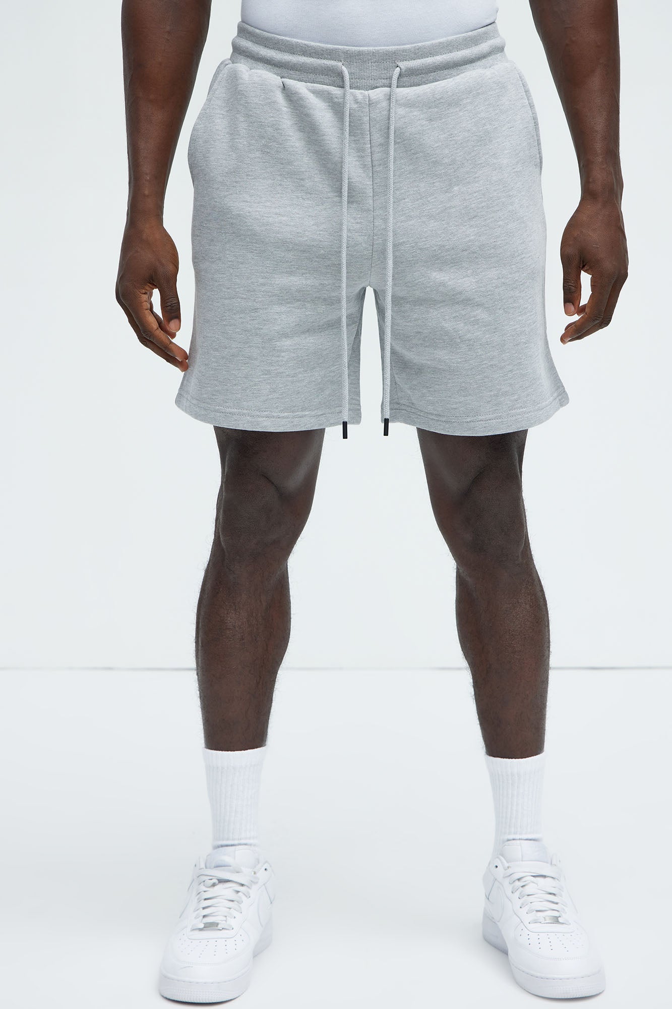 Tyson Sweatshort - Heather Grey - Image 6