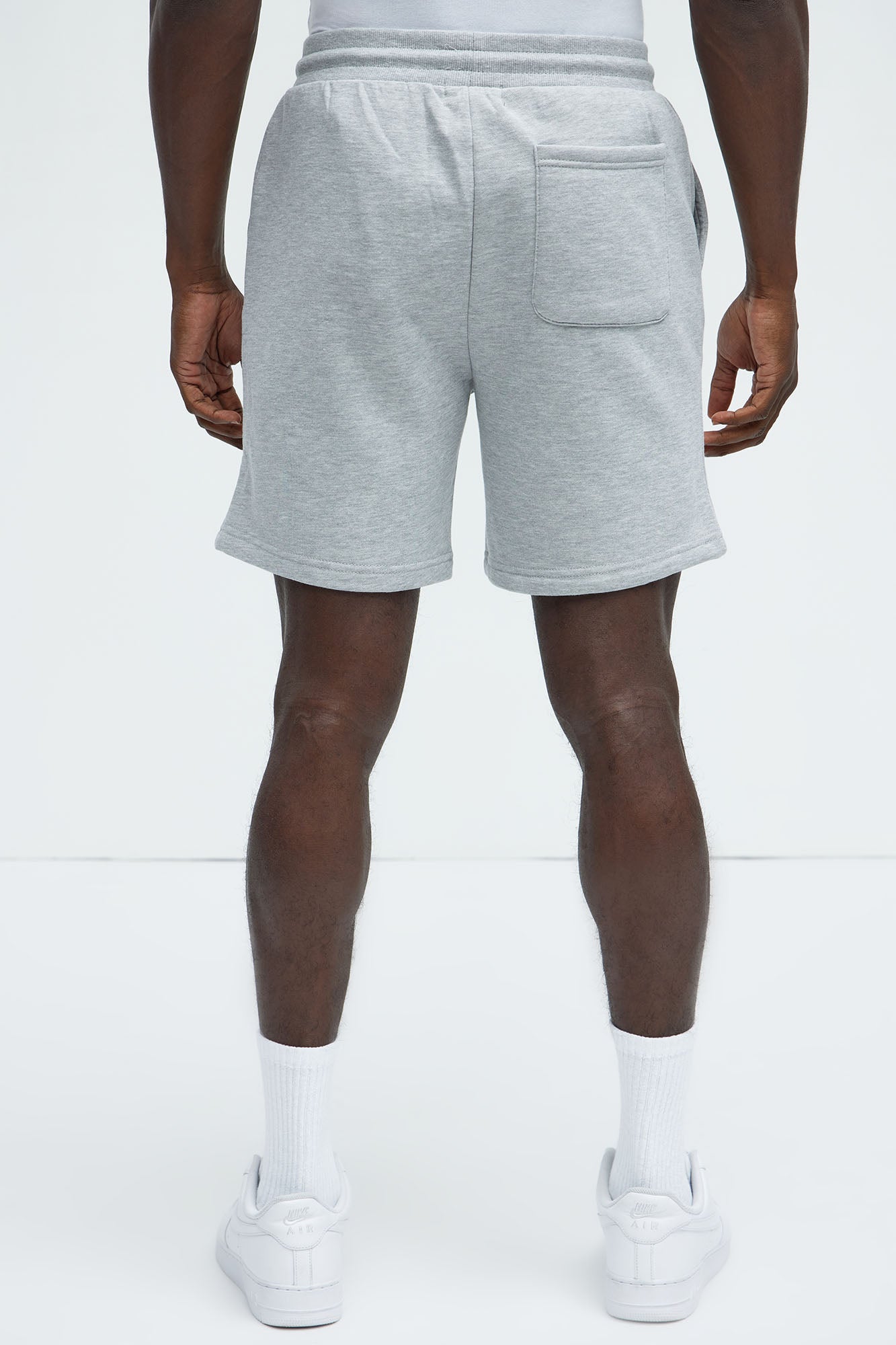 Tyson Sweatshort - Heather Grey - Image 8