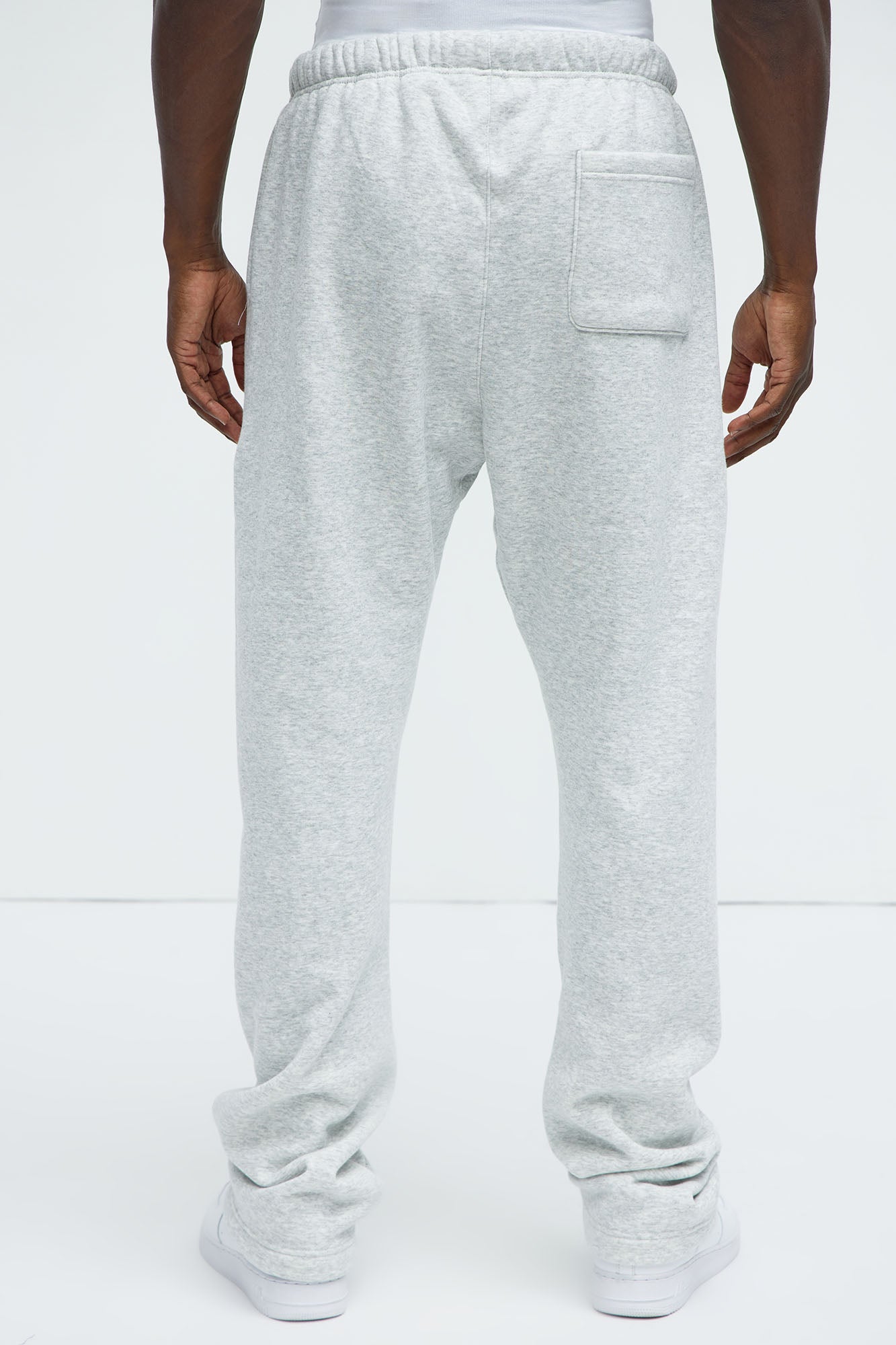 Tyson Heavyweight Straight Sweatpants - Heather Grey - Image 8
