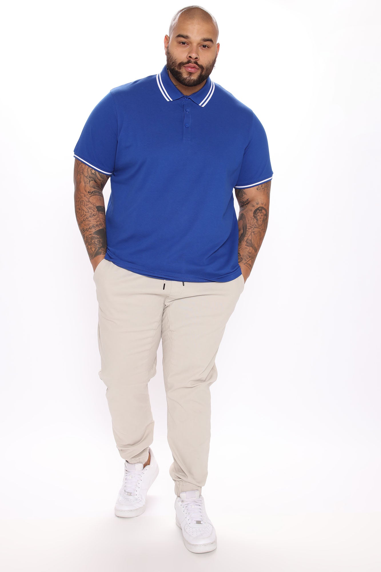 Wilson Short Sleeve Polo - Royal Blue - Image 5
