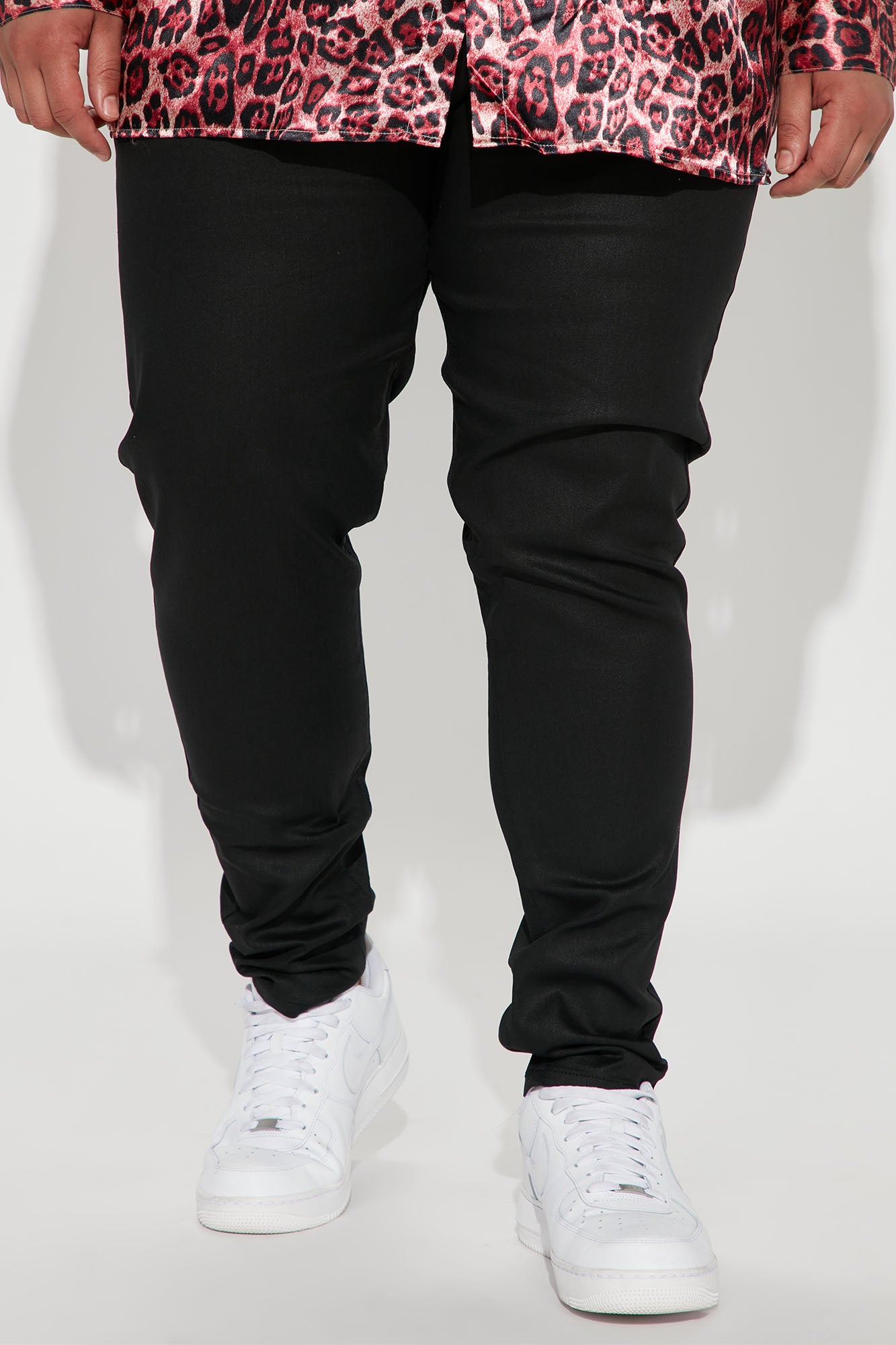 Not Like Others Waxed Slim Taper Jean - Black - Image 7
