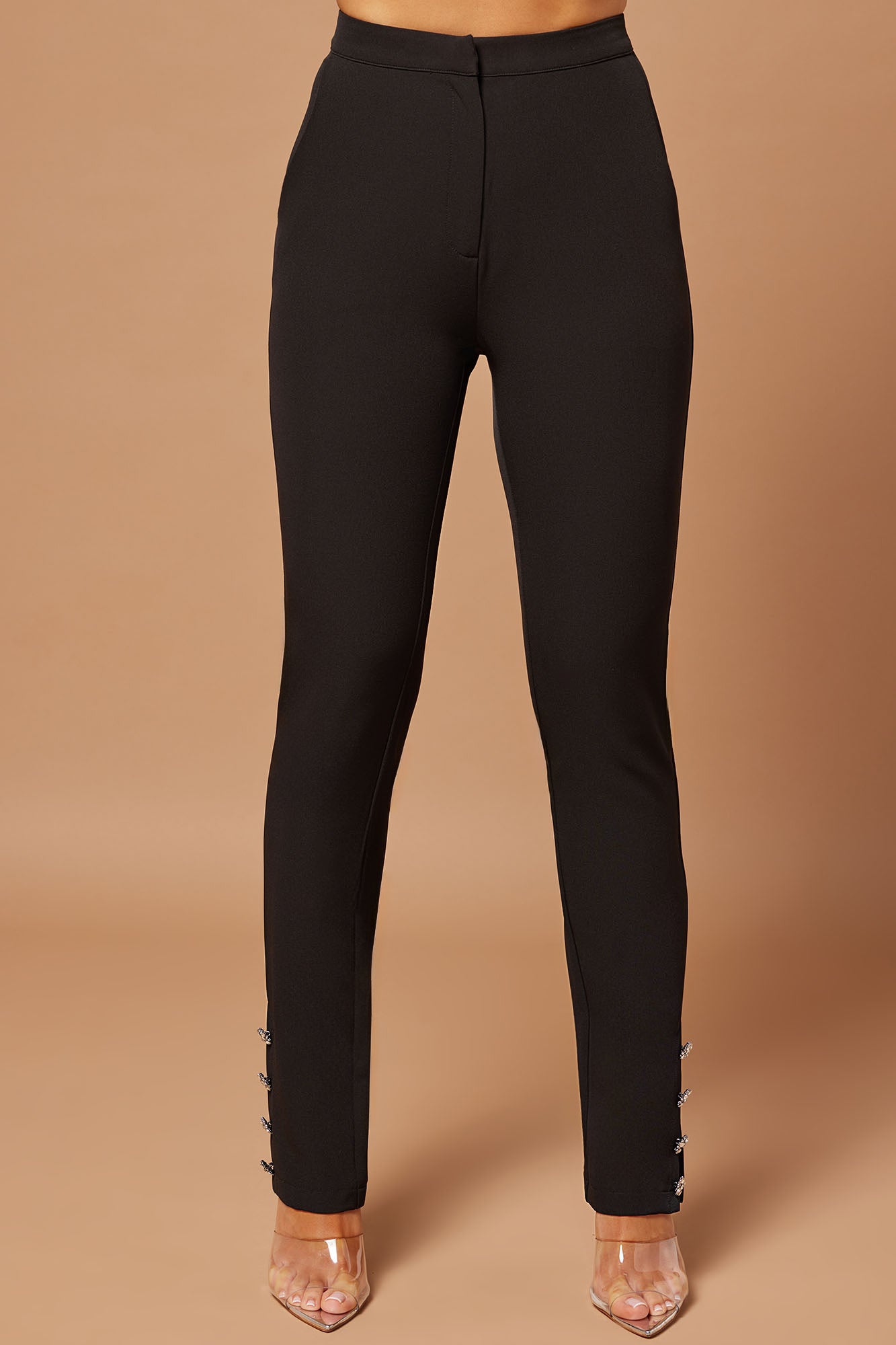 Athena Embellished Pant - Black - Image 3