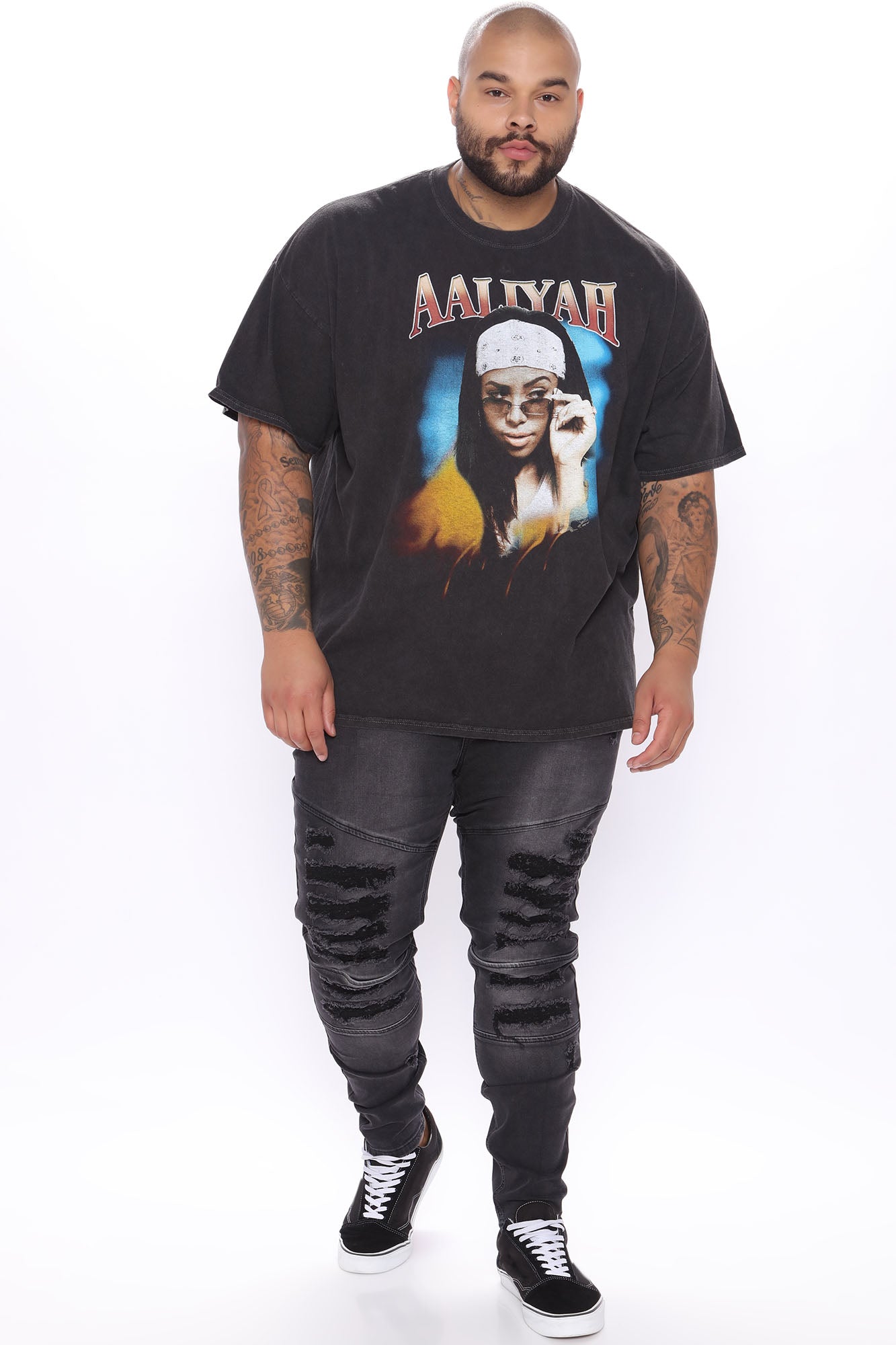 Aaliyah One In A Million Short Sleeve Tee - Black/combo - Image 7