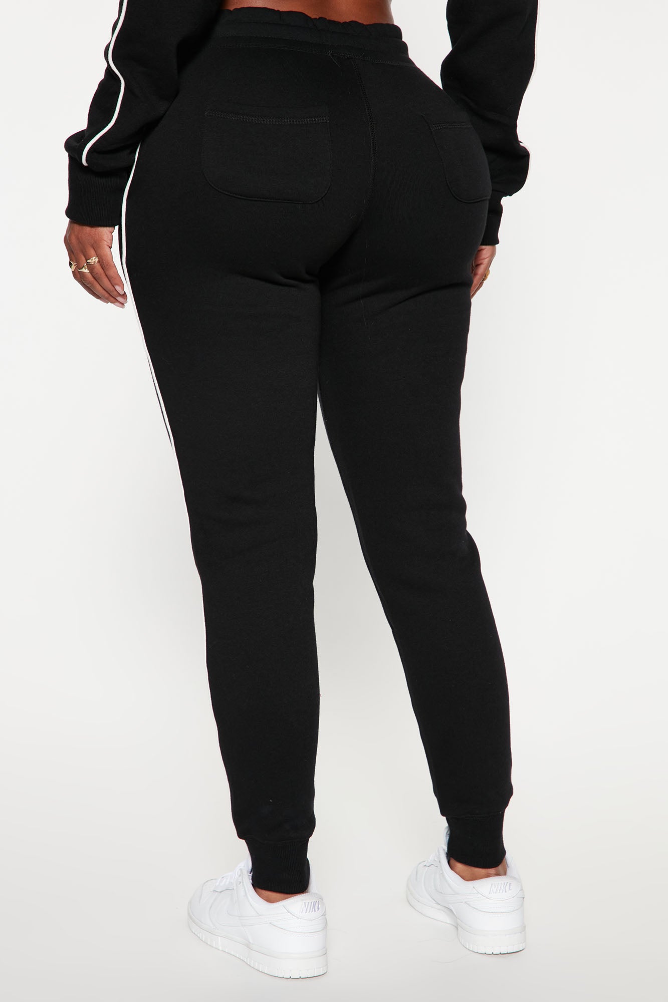 Tennis And Chill Fleece Jogger - Black - Image 3