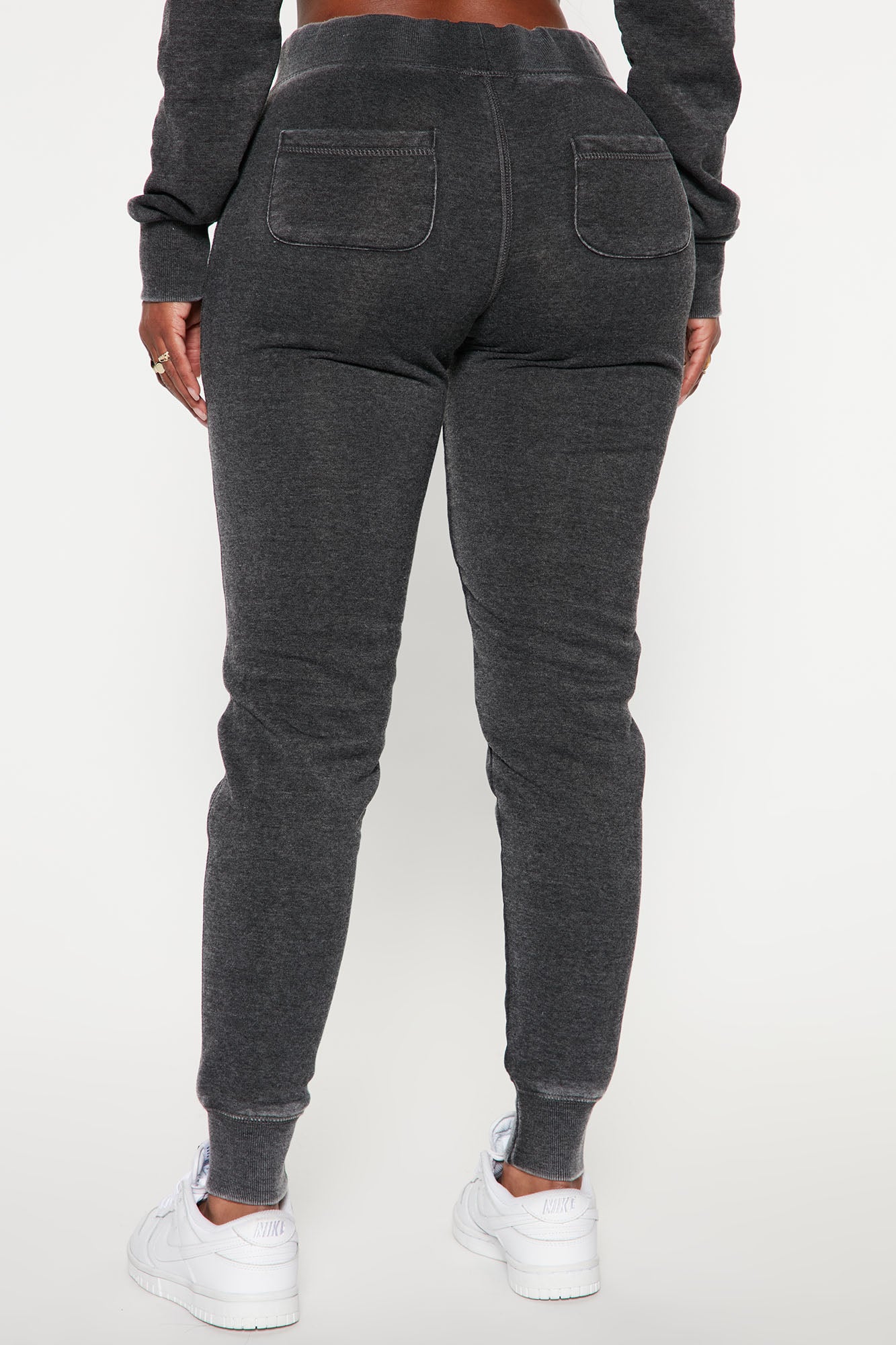 Sweet Dreams Mineral Wash Jogger - Charcoal - Image 3
