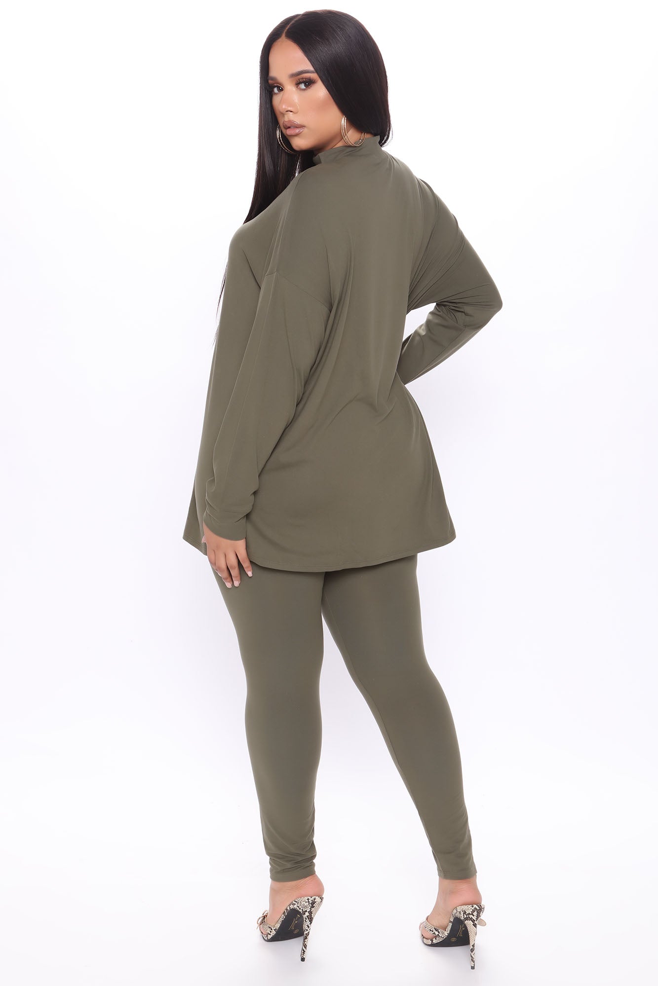 Everything Legging Set - Olive - Image 8