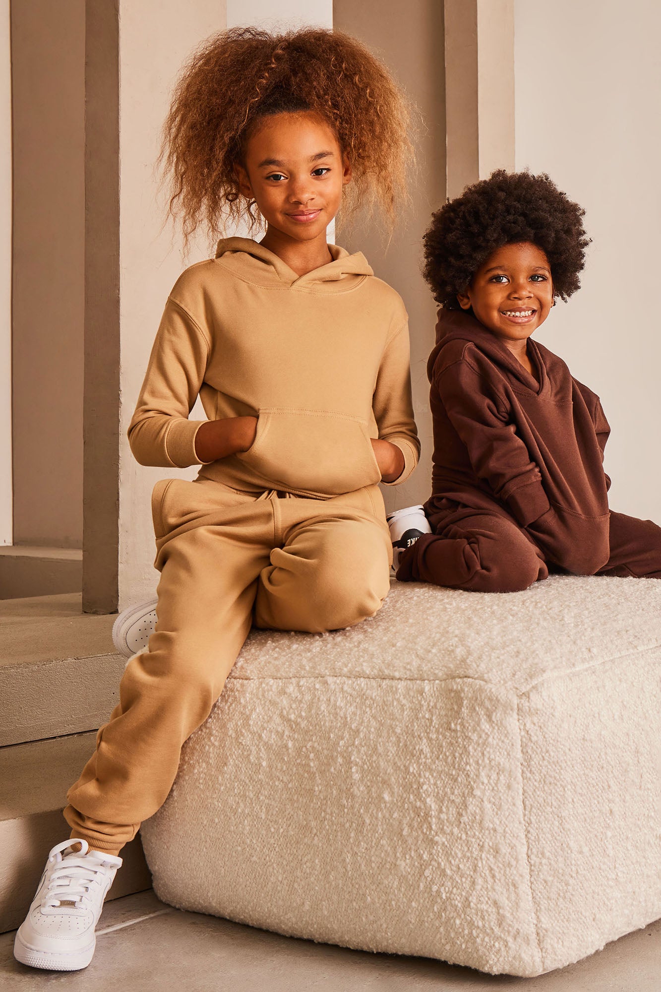 Mini Stole Your Toys Oversized Jogger - Nude - Image 4