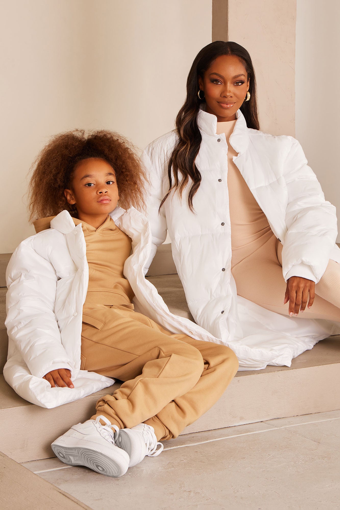 Mini Stole Your Toys Oversized Jogger - Nude - Image 5