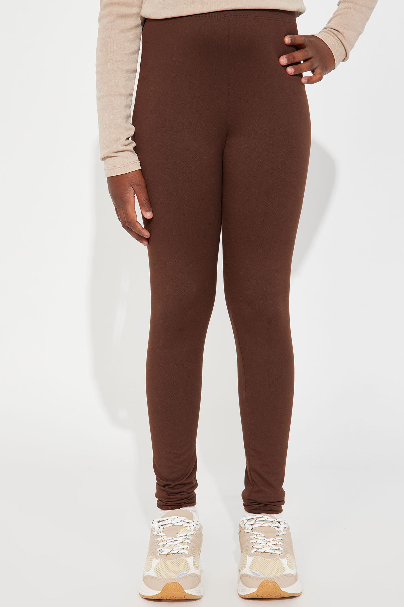 Mini Almost Every Day Leggings - Chocolate - Image 3