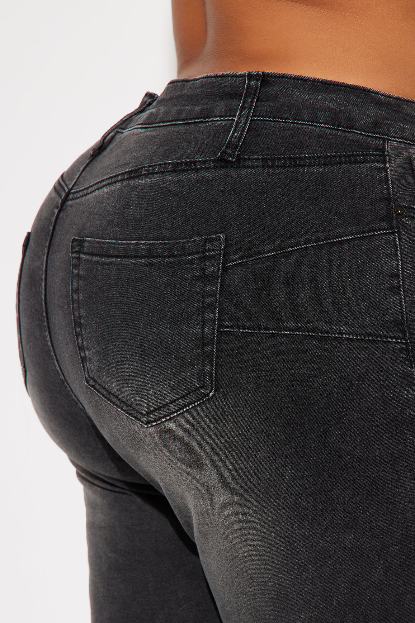 Beautiful Things Stretch Booty Lifting Skinny Jeans - Black - Image 6