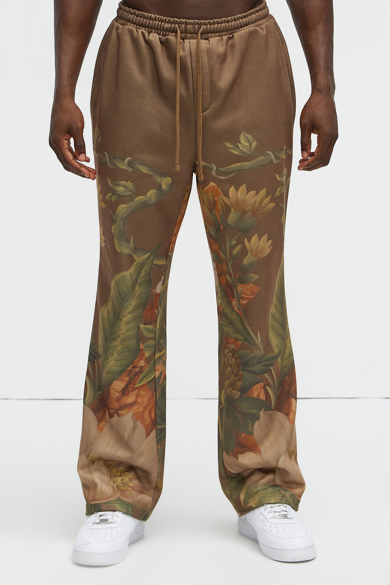 Botanic Sweatpants - Brown - Image 4