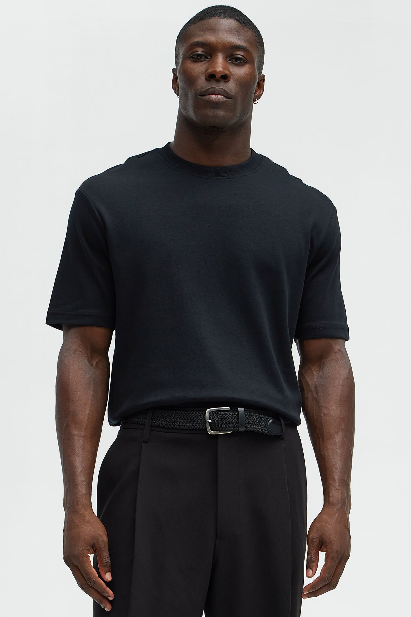 Davison Premium Short Sleeve Tee - Black - Image 3