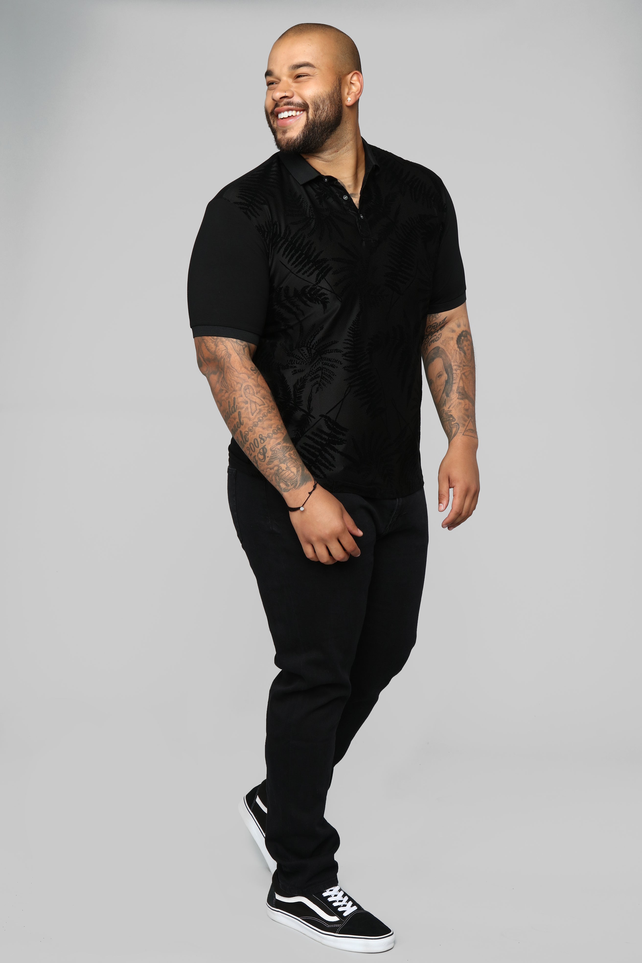 Breezy Short Sleeve Polo - Black - Image 11