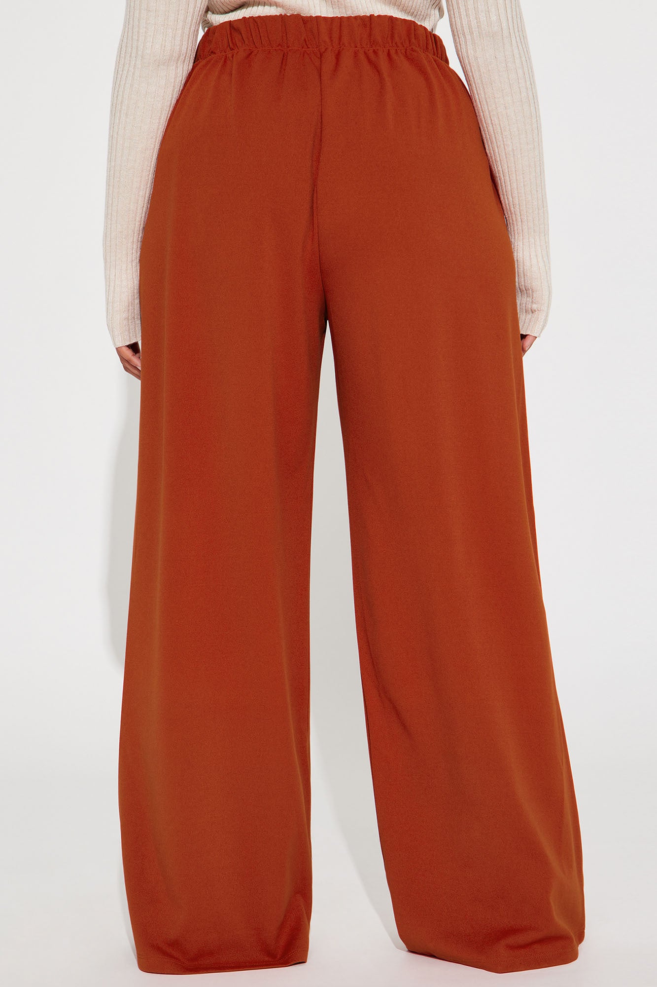 What Matters Most Wide Leg Trouser - Rust - Image 6