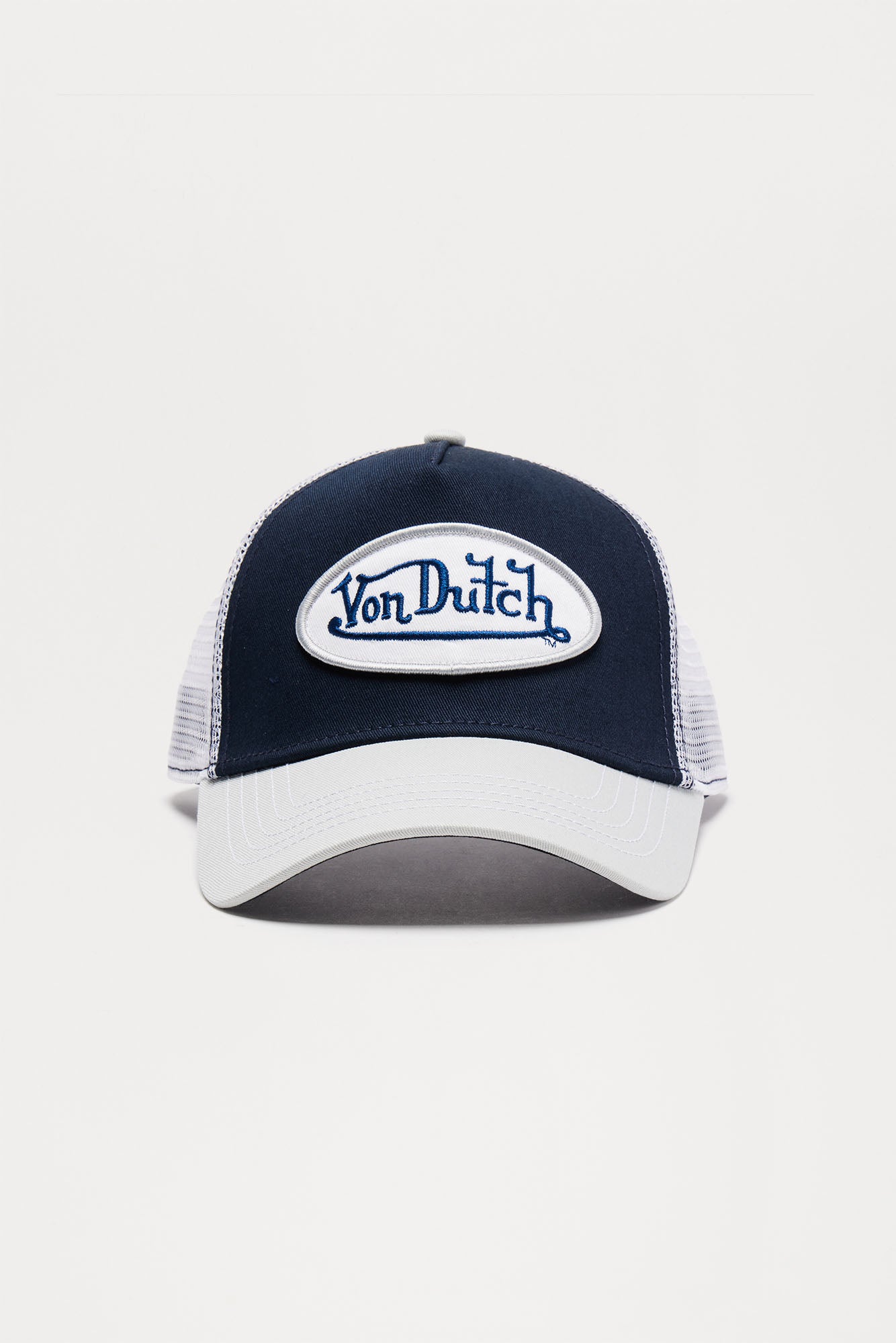 Von Dutch White & Navy Trucker Hat - Navy/combo - Image 4