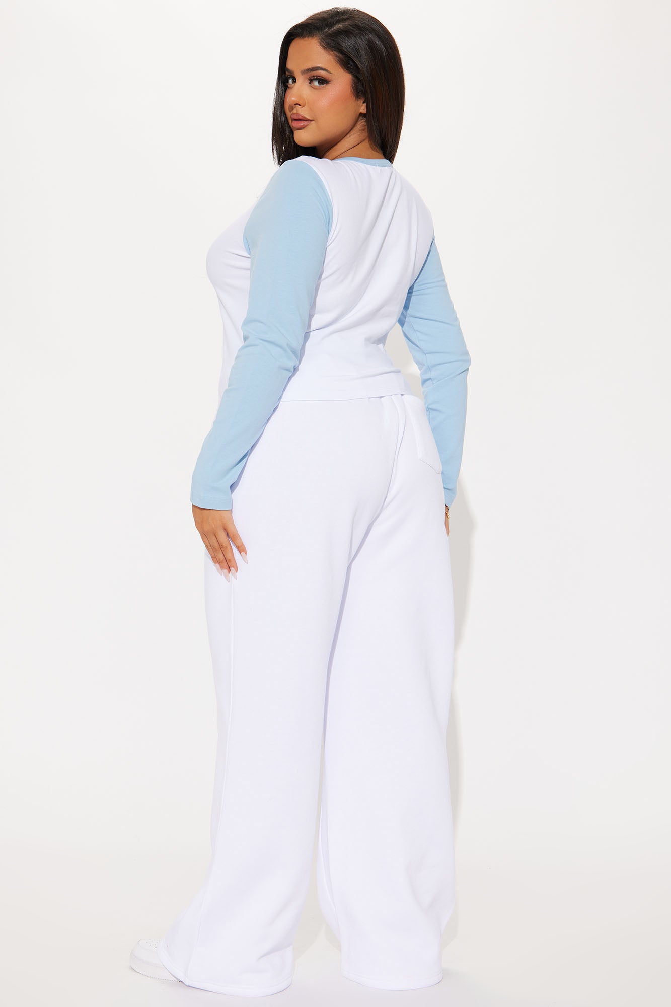 All Star Colorblock Fleece Pant Set - White/combo - Image 7