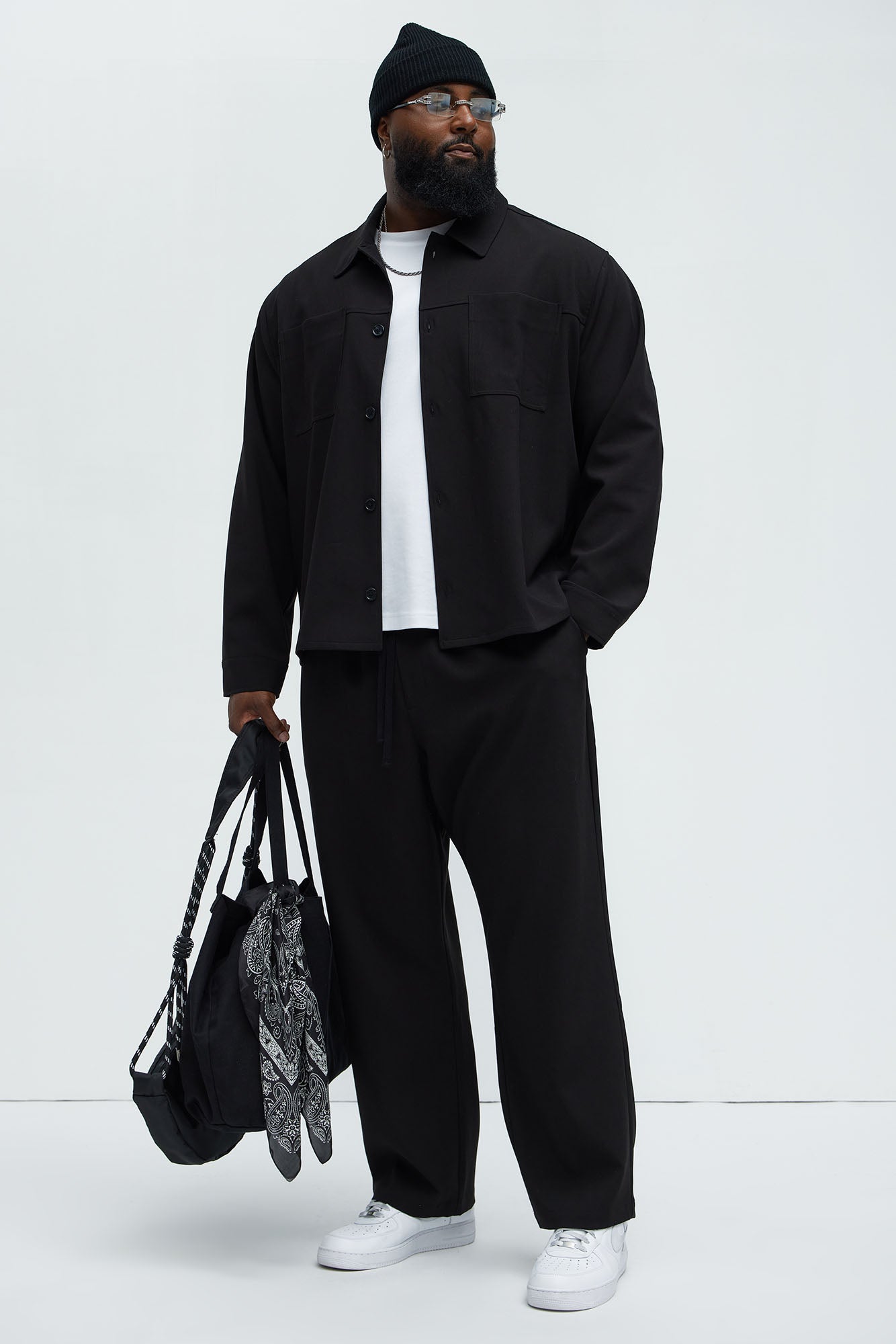 Ronan Straight Trousers - Black - Image 6