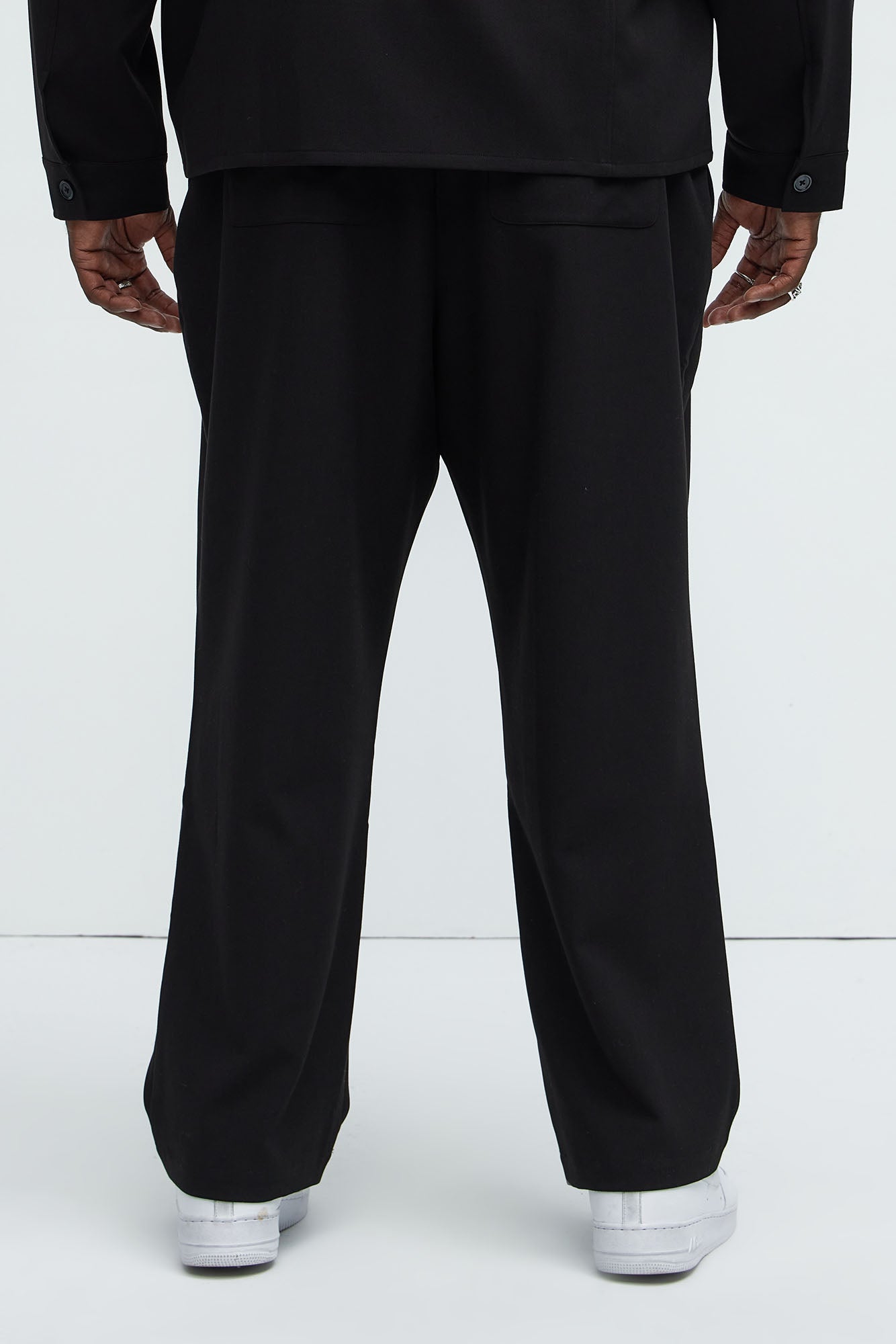 Ronan Straight Trousers - Black - Image 9
