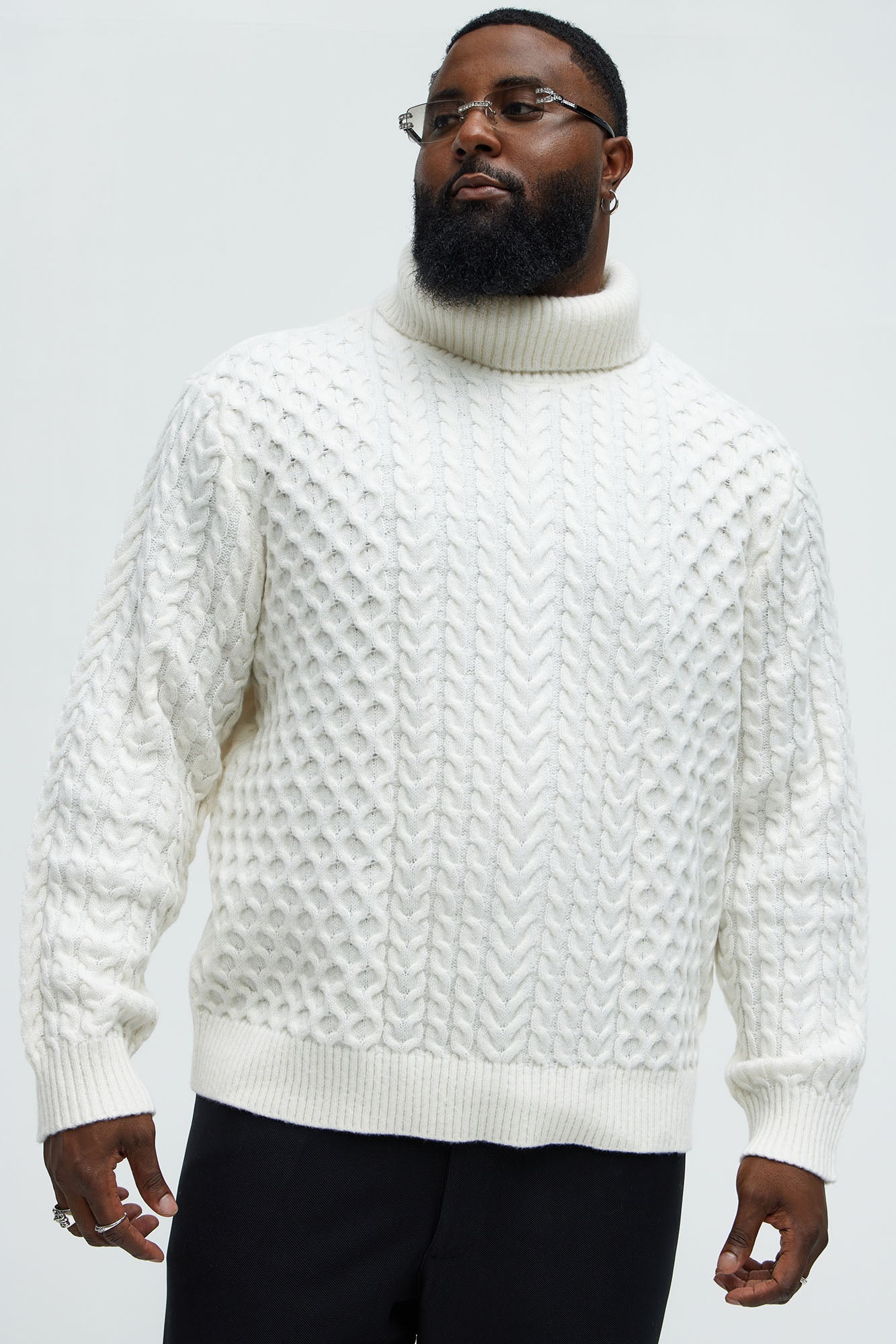 Got Potential Turtleneck Sweater - Off White - Image 5