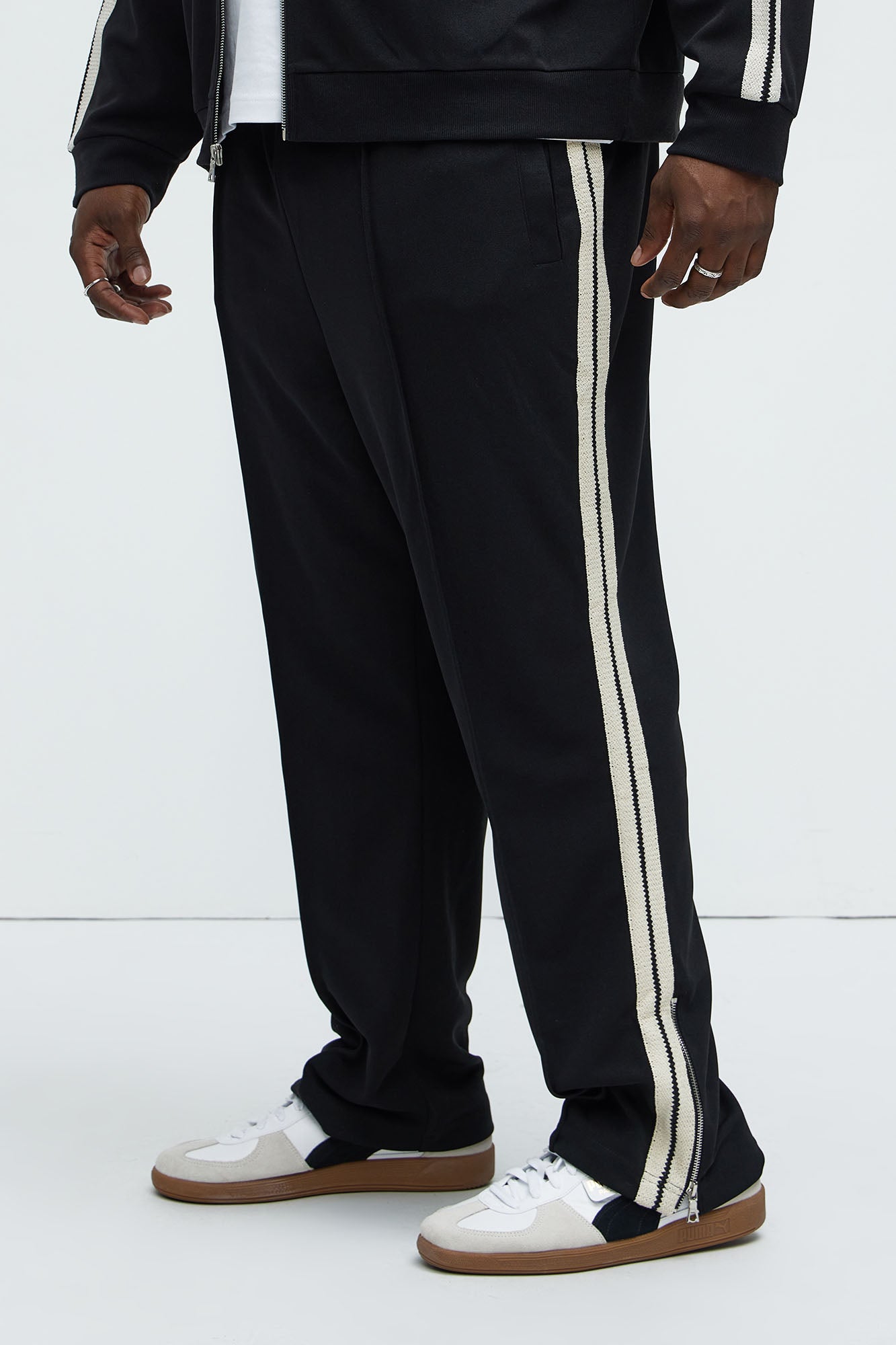 Dennis Classic Knit Track Pants - Black - Image 12
