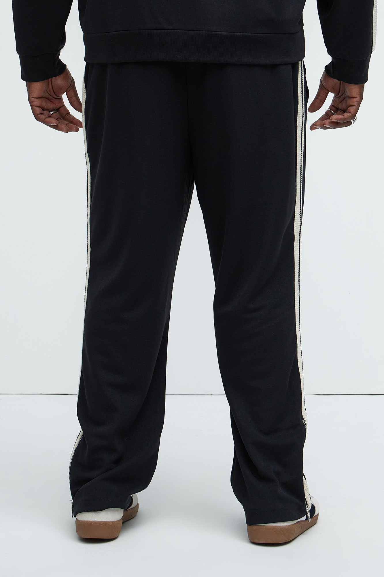 Dennis Classic Knit Track Pants - Black - Image 15