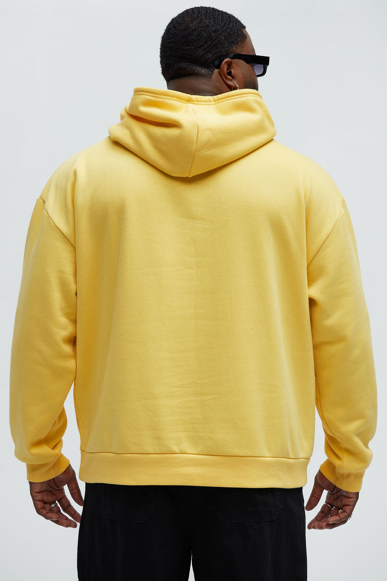 Anime Hits Different Hoodie - Yellow - Image 7