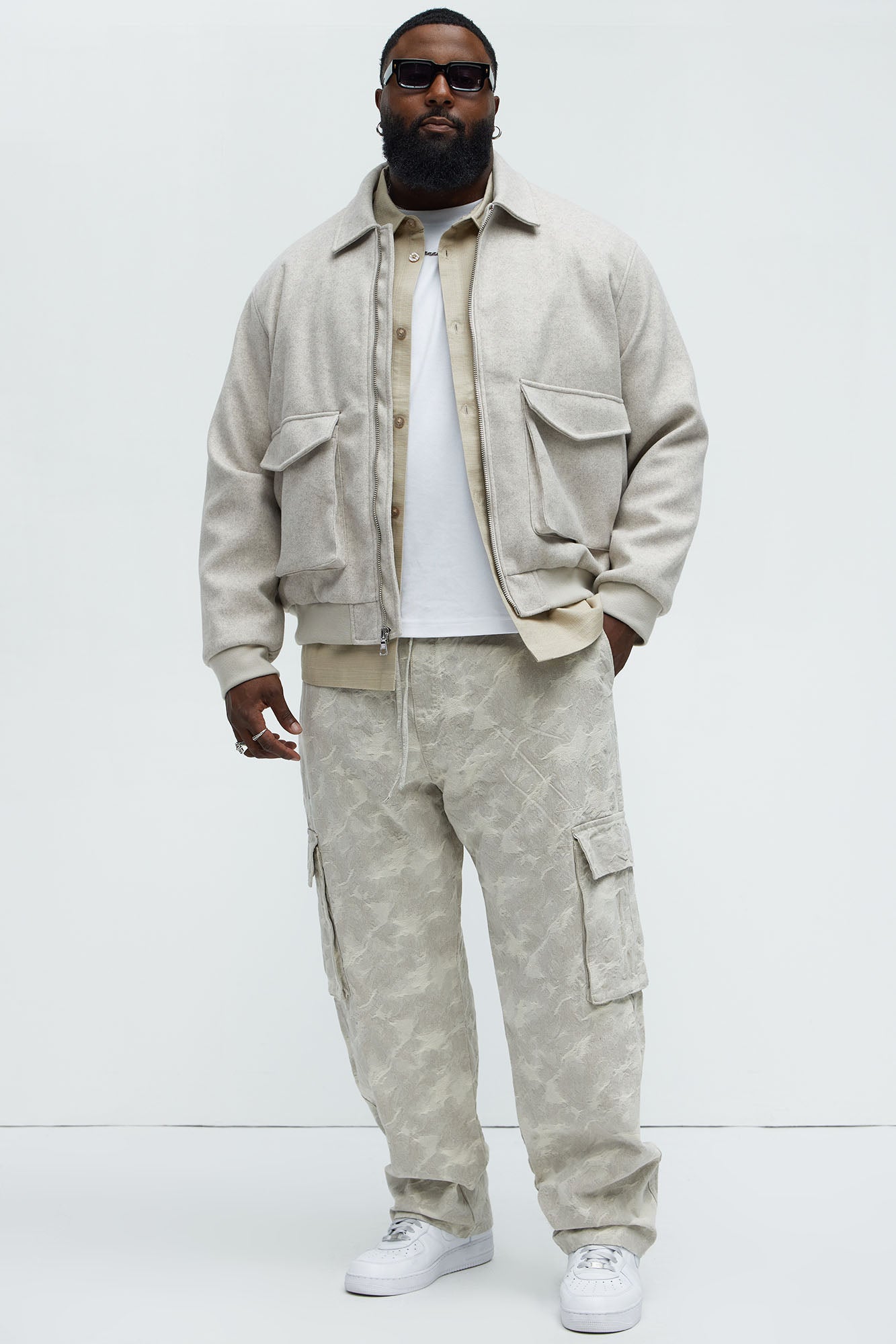 Mocha Straight Pants - Cream - Image 6