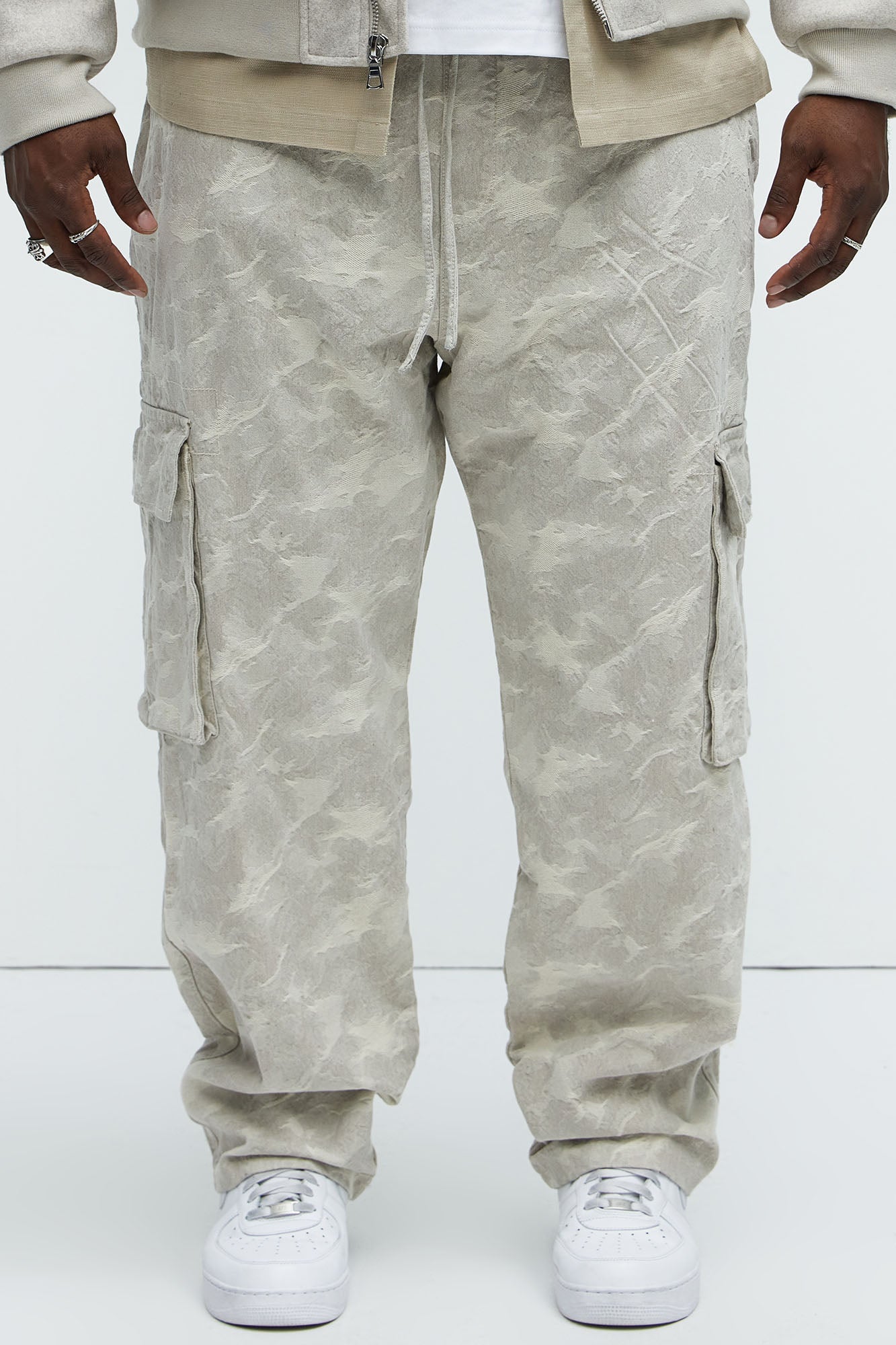 Mocha Straight Pants - Cream - Image 7