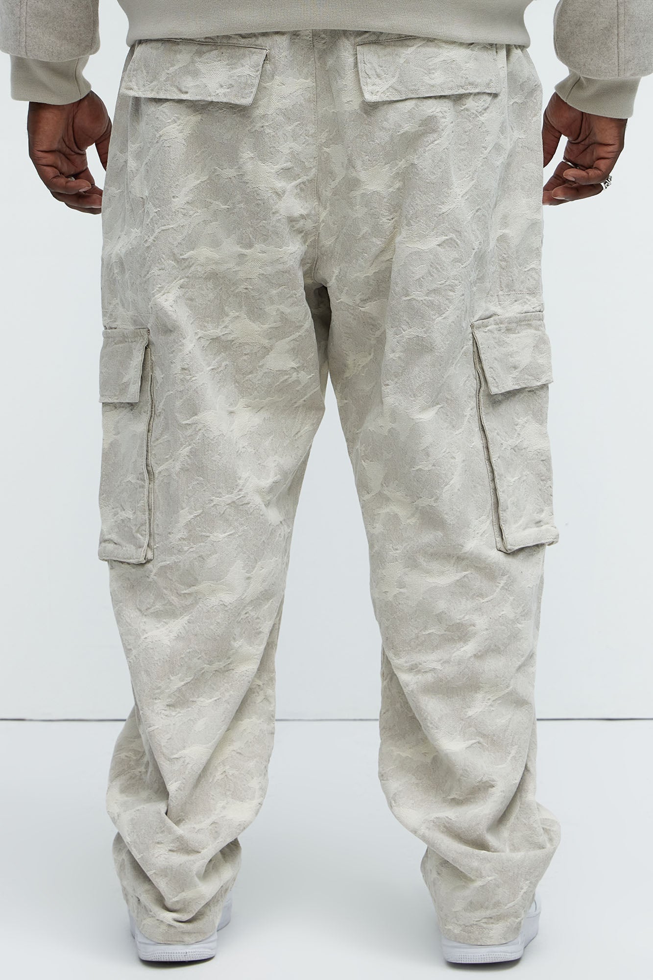 Mocha Straight Pants - Cream - Image 9