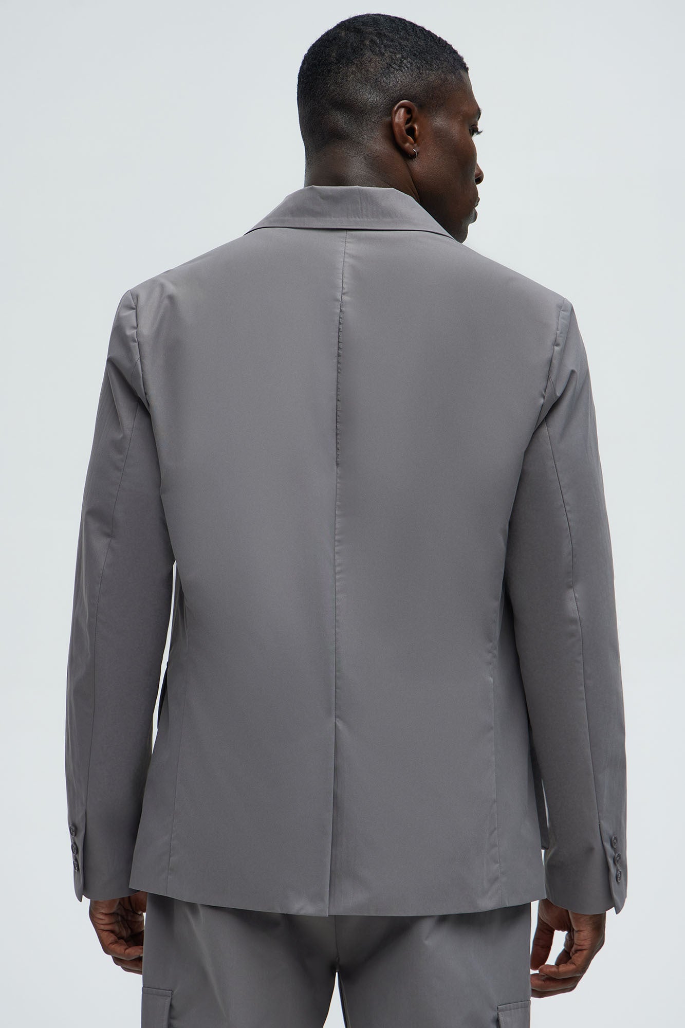 Ansel Tech Blazer - Charcoal - Image 4