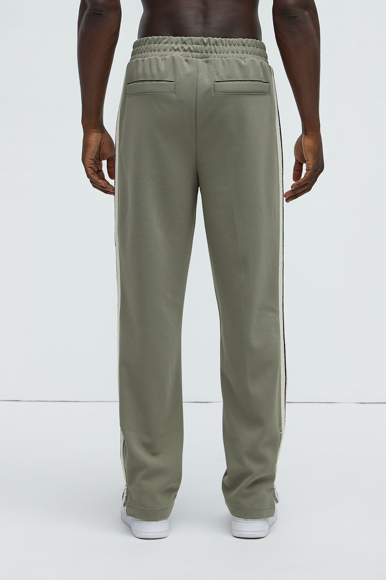 Dennis Classic Knit Track Pants - Olive - Image 9