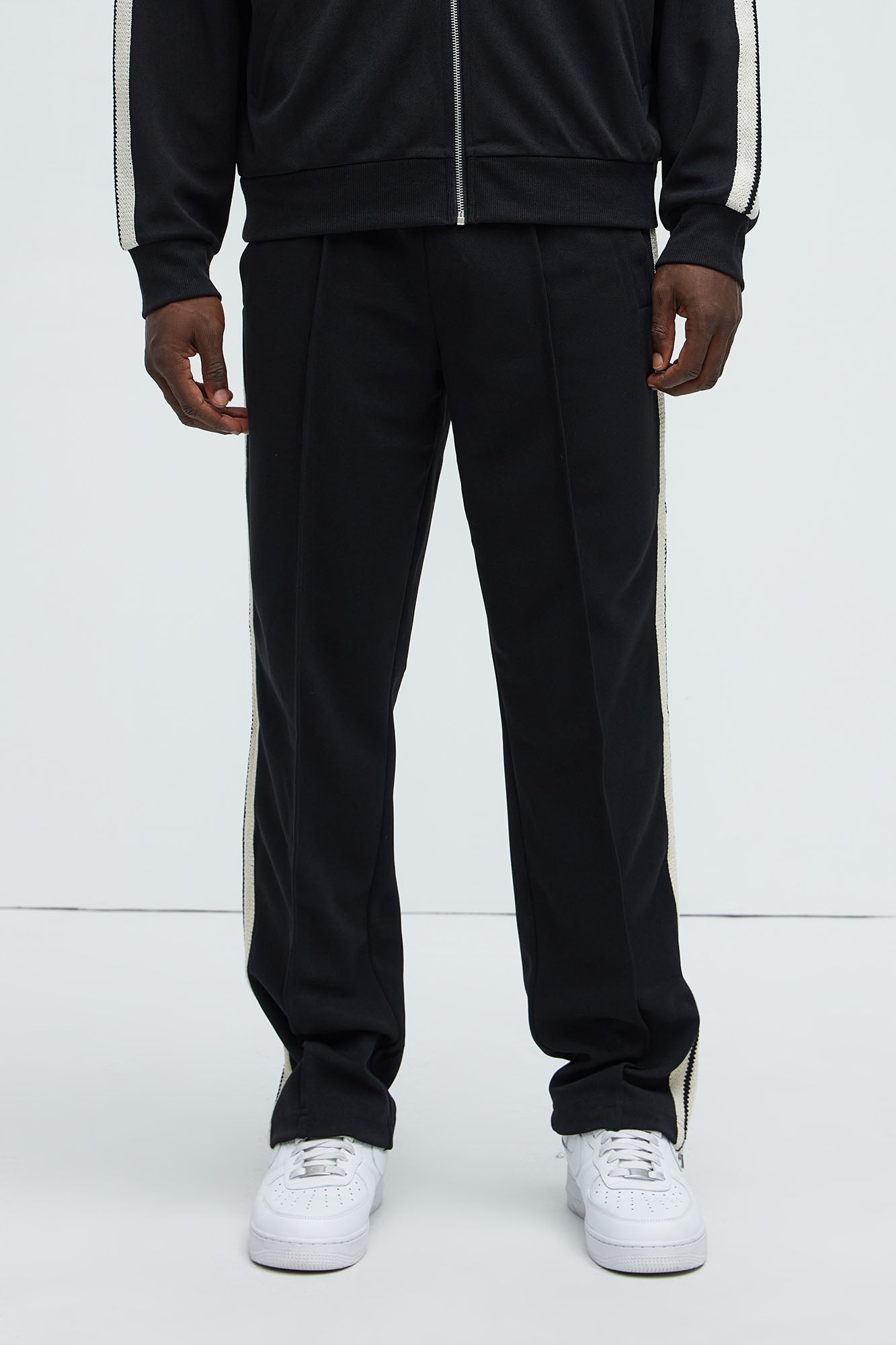 Dennis Classic Knit Track Pants - Black - Image 16