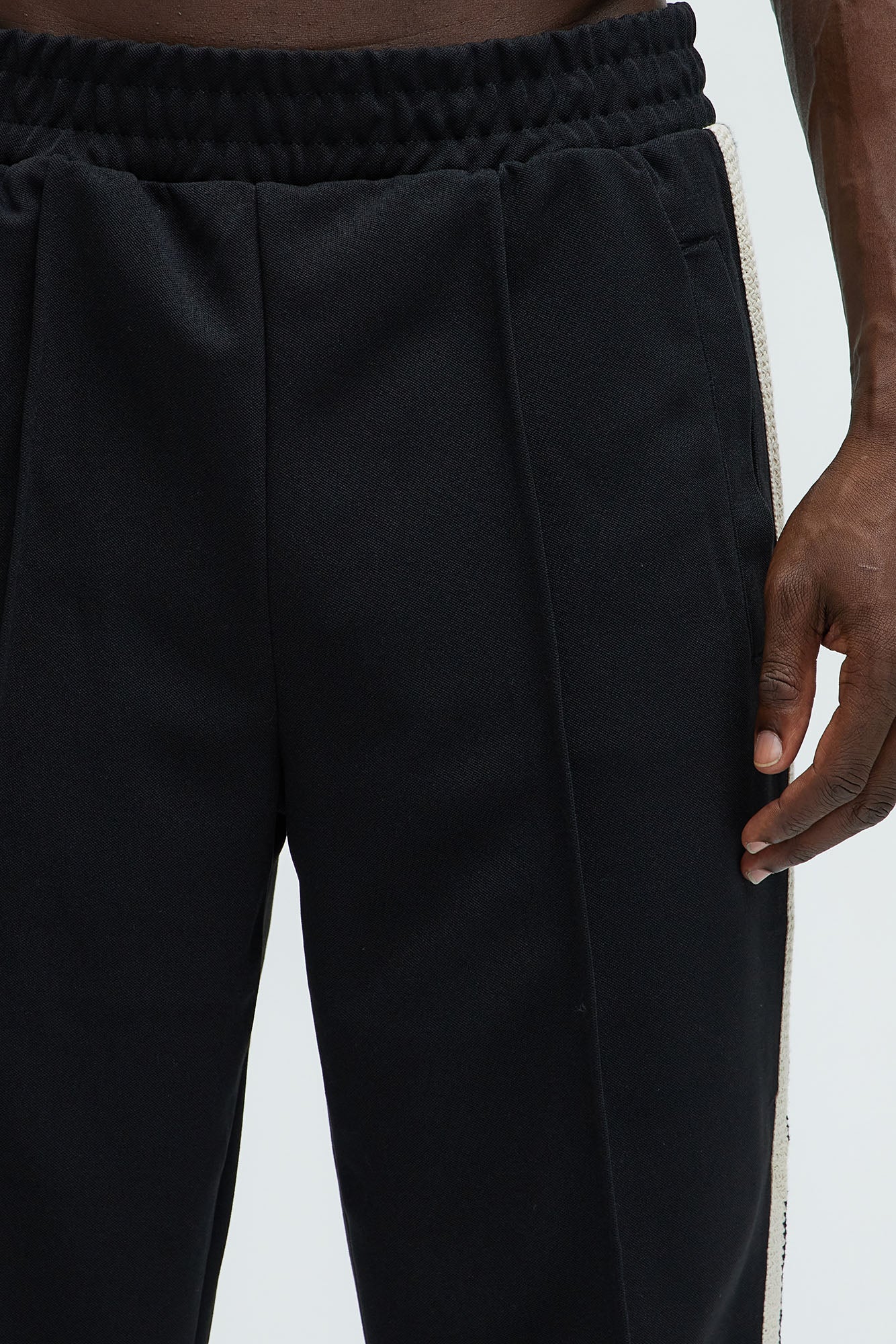 Dennis Classic Knit Track Pants - Black - Image 9