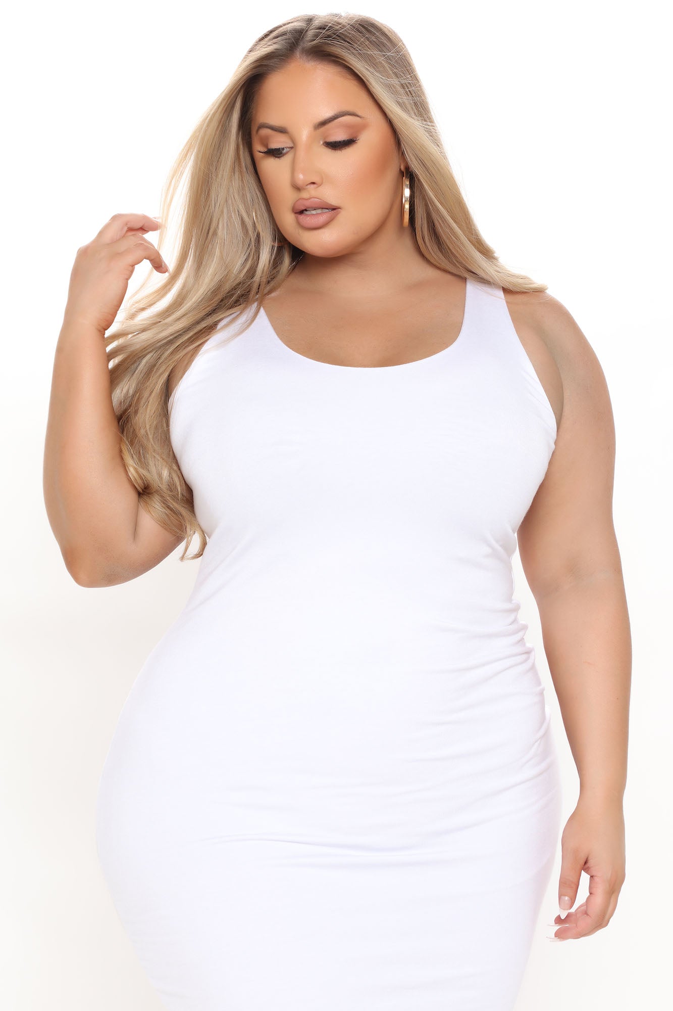 Your Needs Met Dress - White - Image 6