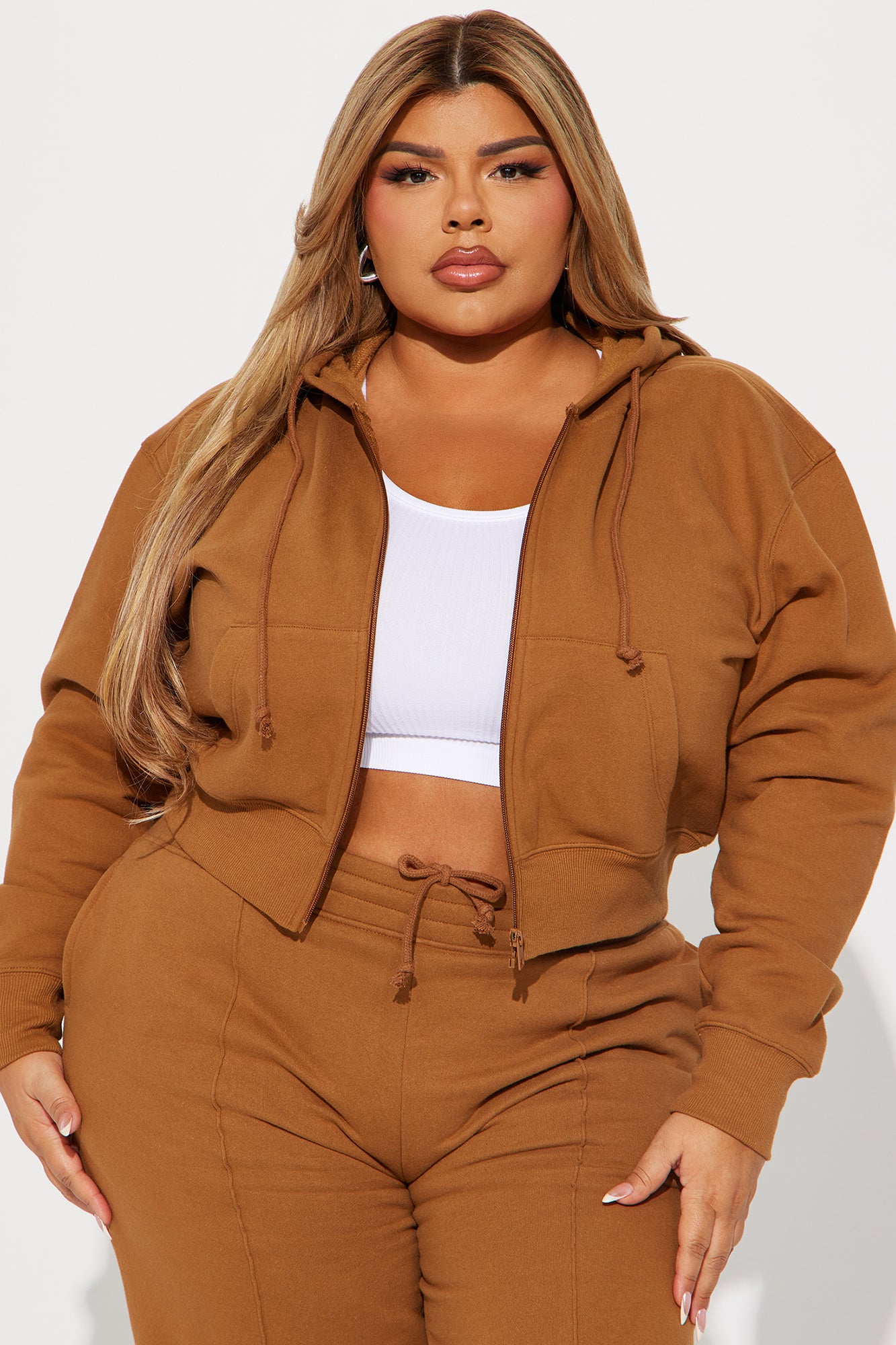 Stayin' In Sweatsuit - Cognac - Image 5