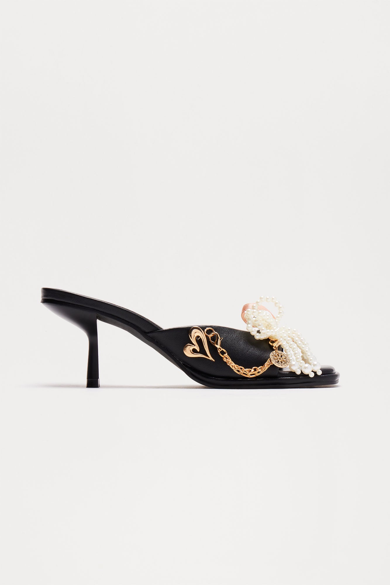 Lolo Pearl Mules - Black - Image 3