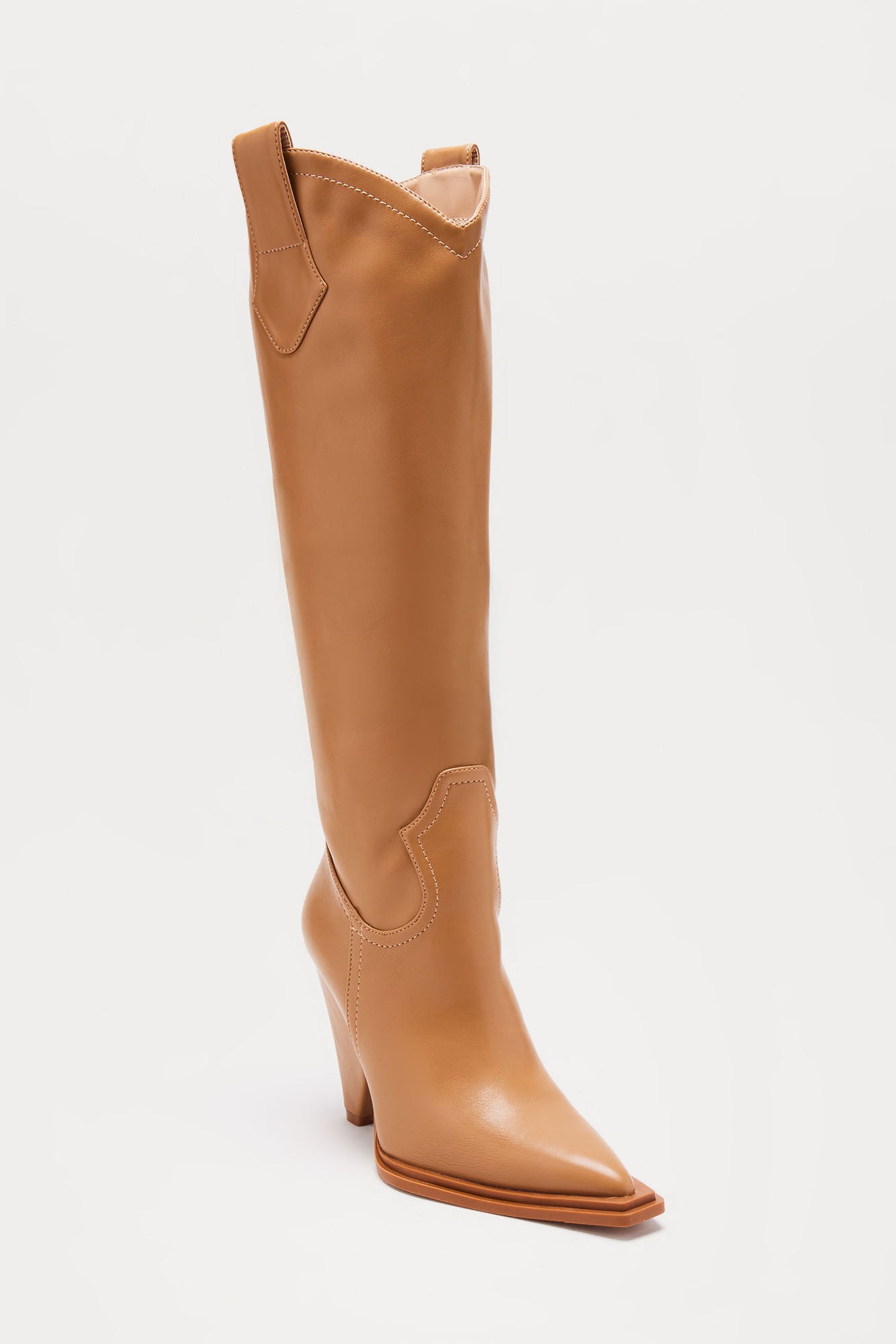 Augustine Cowboy Boots - Nude - Image 3