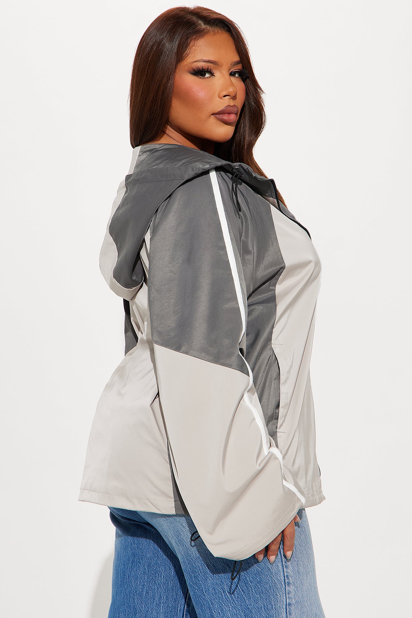D-Nice Windbreaker - Grey/combo - Image 9