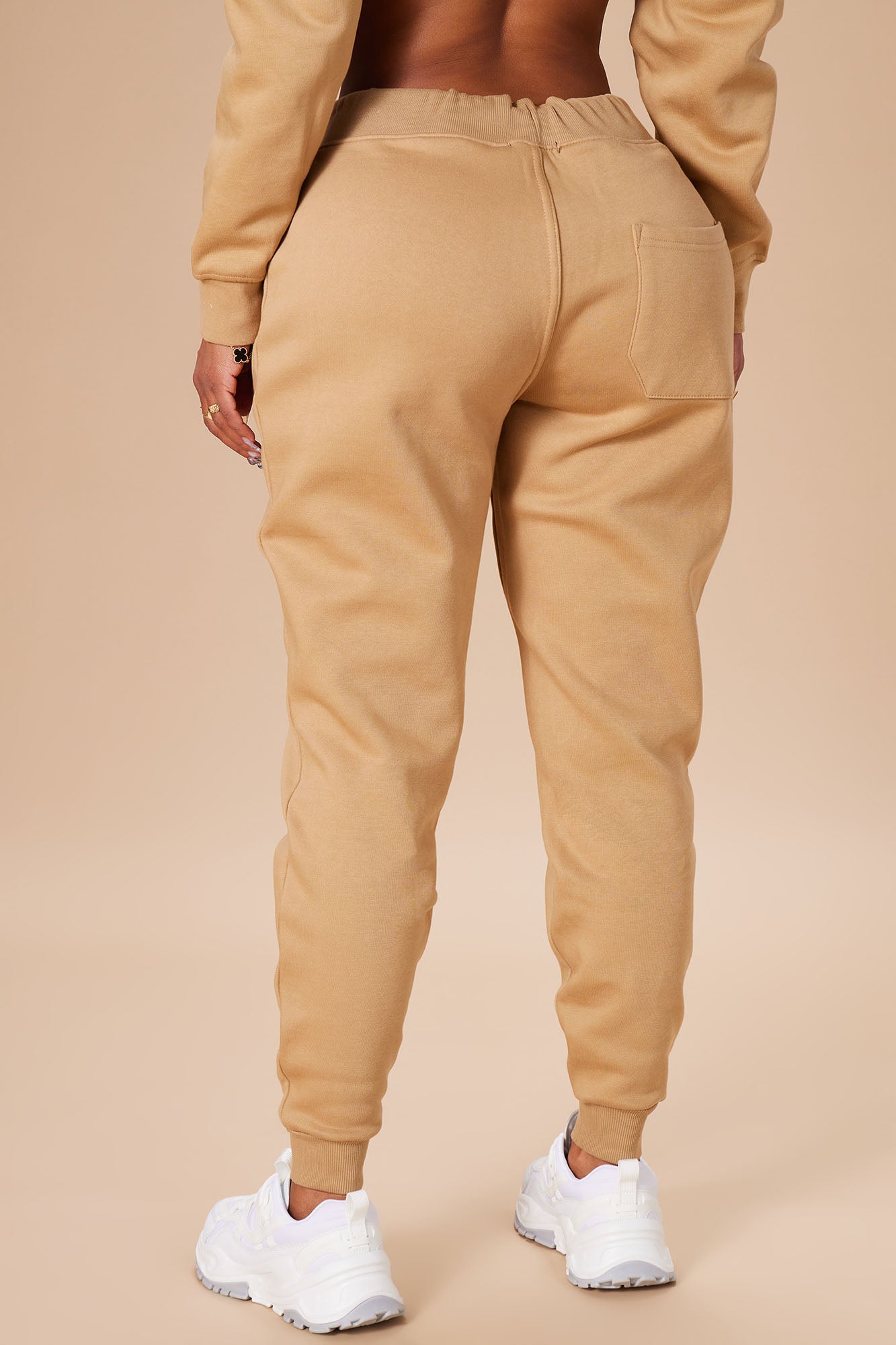 Stole Your Boyfriend's Oversized Jogger - Nude - Image 3