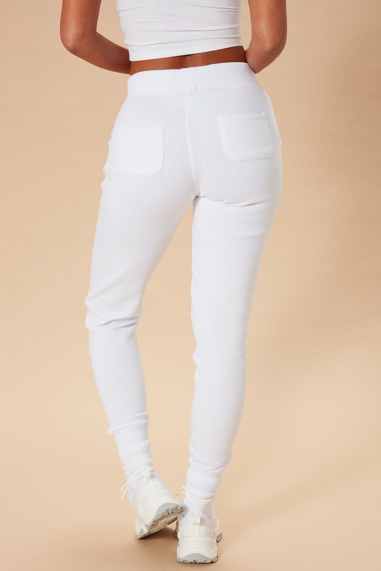 Relaxed Vibe Joggers - White - Image 3