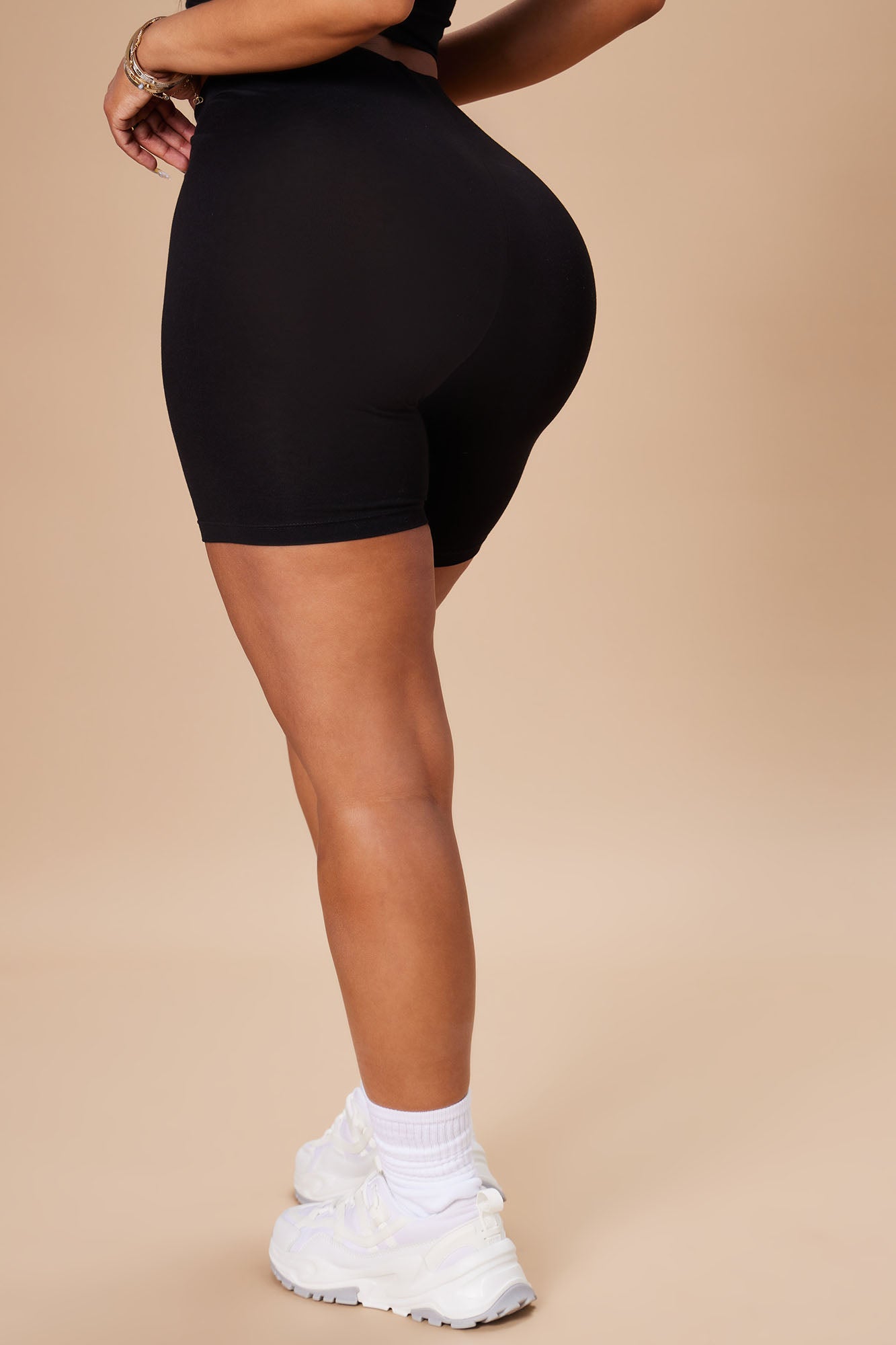 Natalee Biker Shorts - Black - Image 5