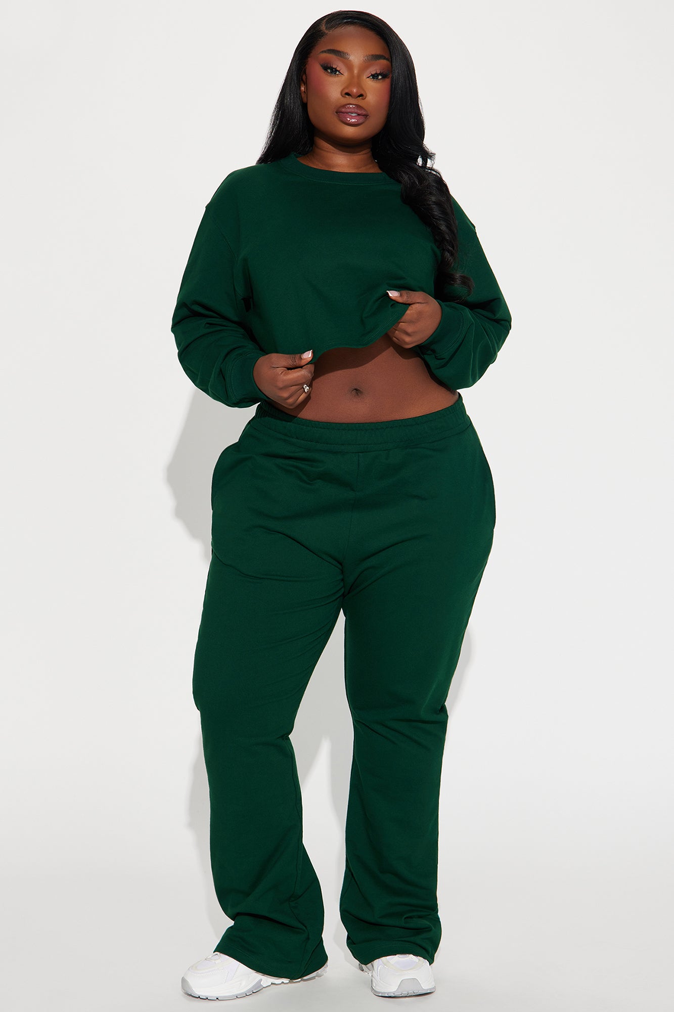 Flight Time Lounge Flare Pants - Green - Image 4